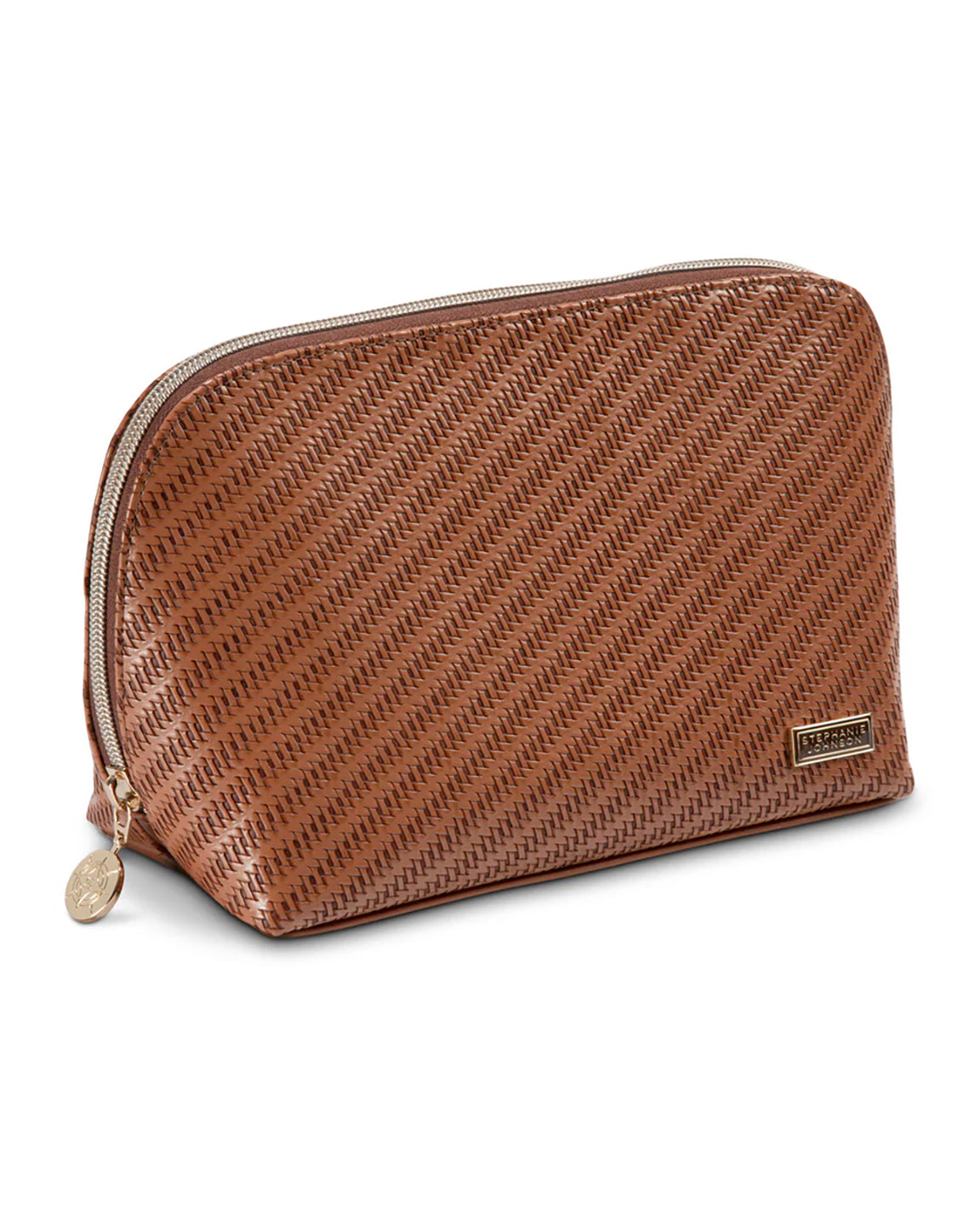 Stephanie Johnson Lola Makeup Bag in Rosewood Cognac