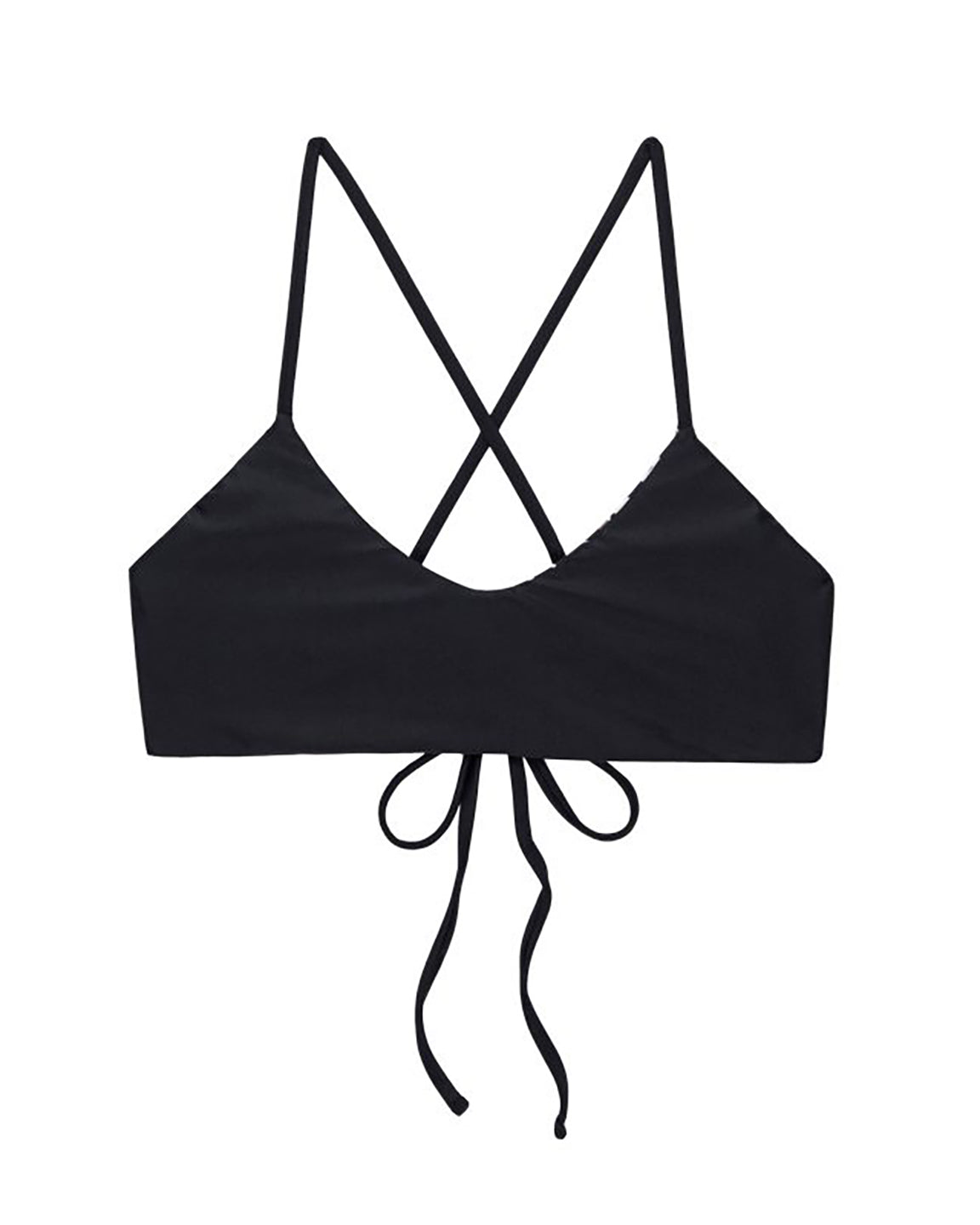 The Great. The Reversible Bralette in Leopard & Black Leopard