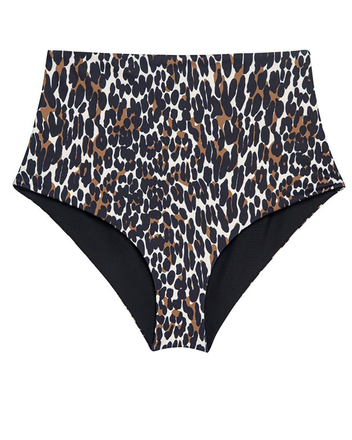 The Great. The Reversible Mid Rise Brief In Leopard & Black