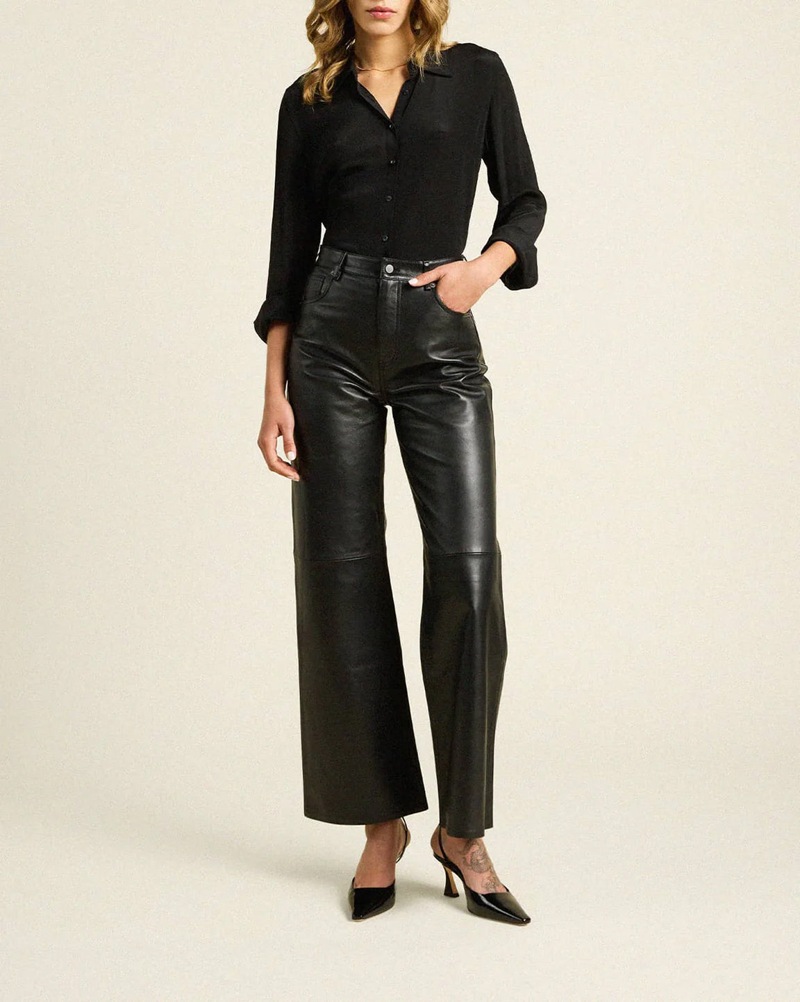 Trovata Jacquelin Shirt in Black