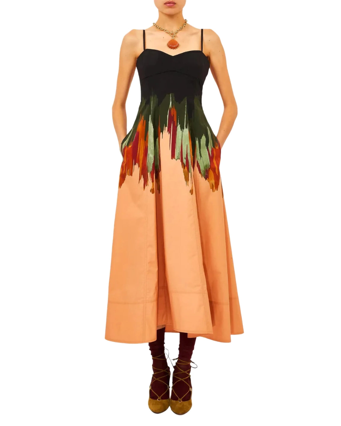 Ulla Johnson Fiora Cami Cotton Dress in Abalone or Agate