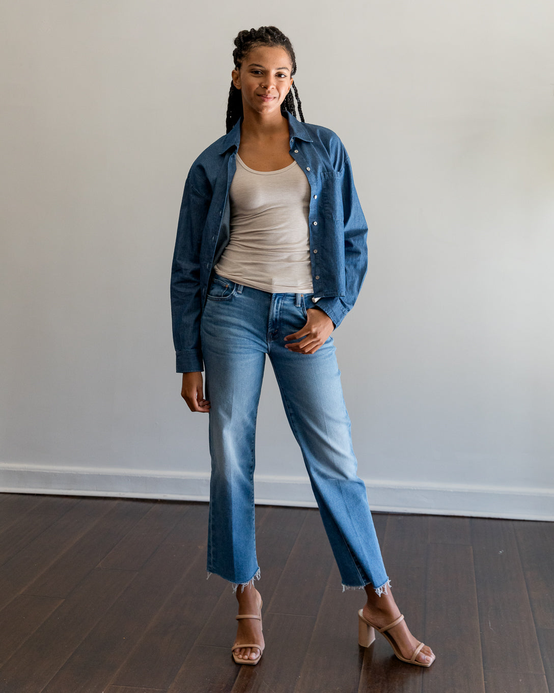 Xirena Dion Shirt in Blue Rinse
