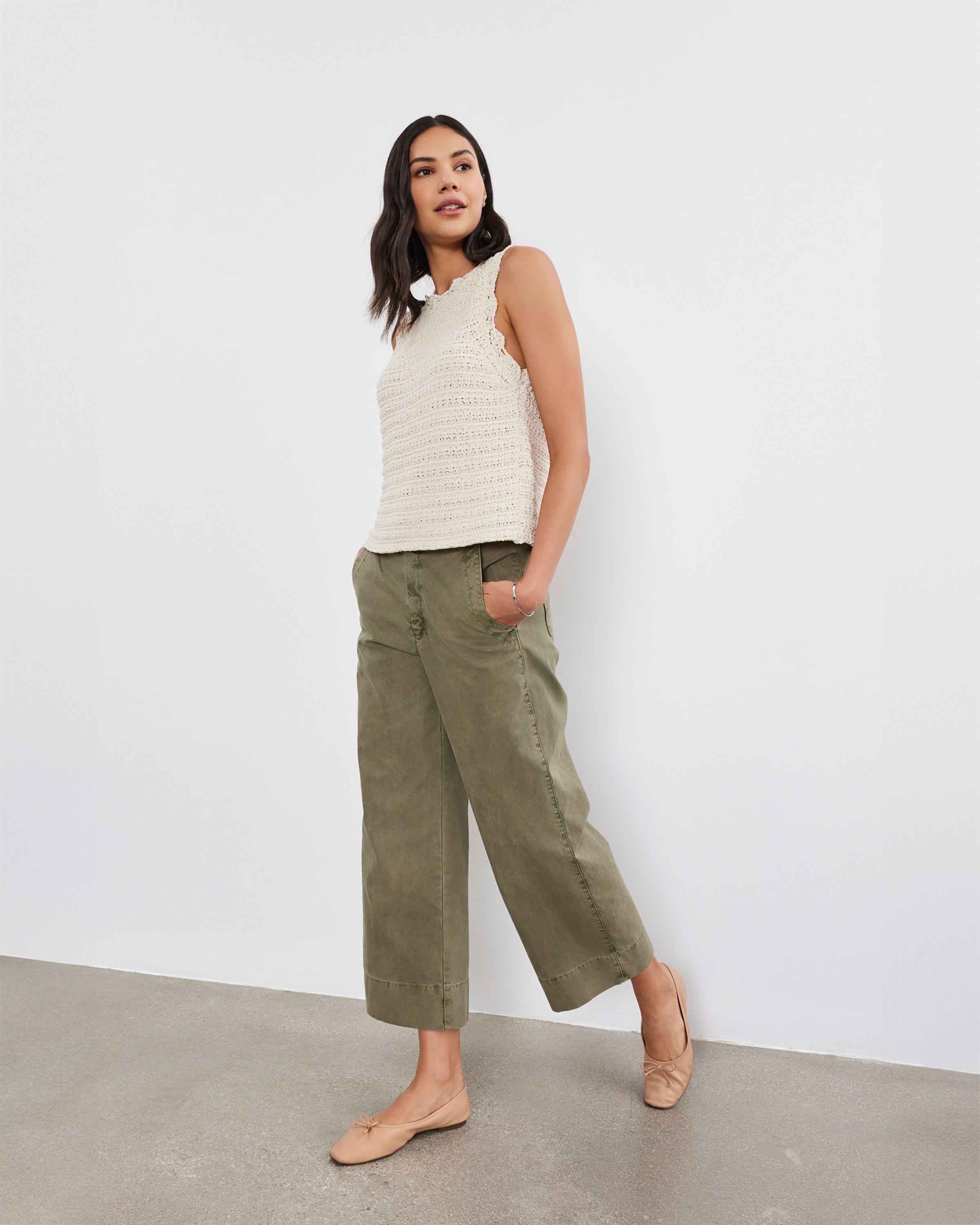 velvet by Graham and Spencer Sabine Pant in Axe
