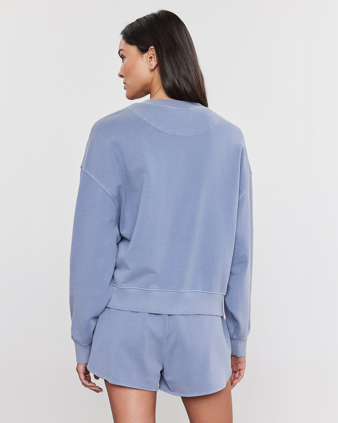 velvet by Graham and Spencer Skylar Sweatshirt in Blue Haze