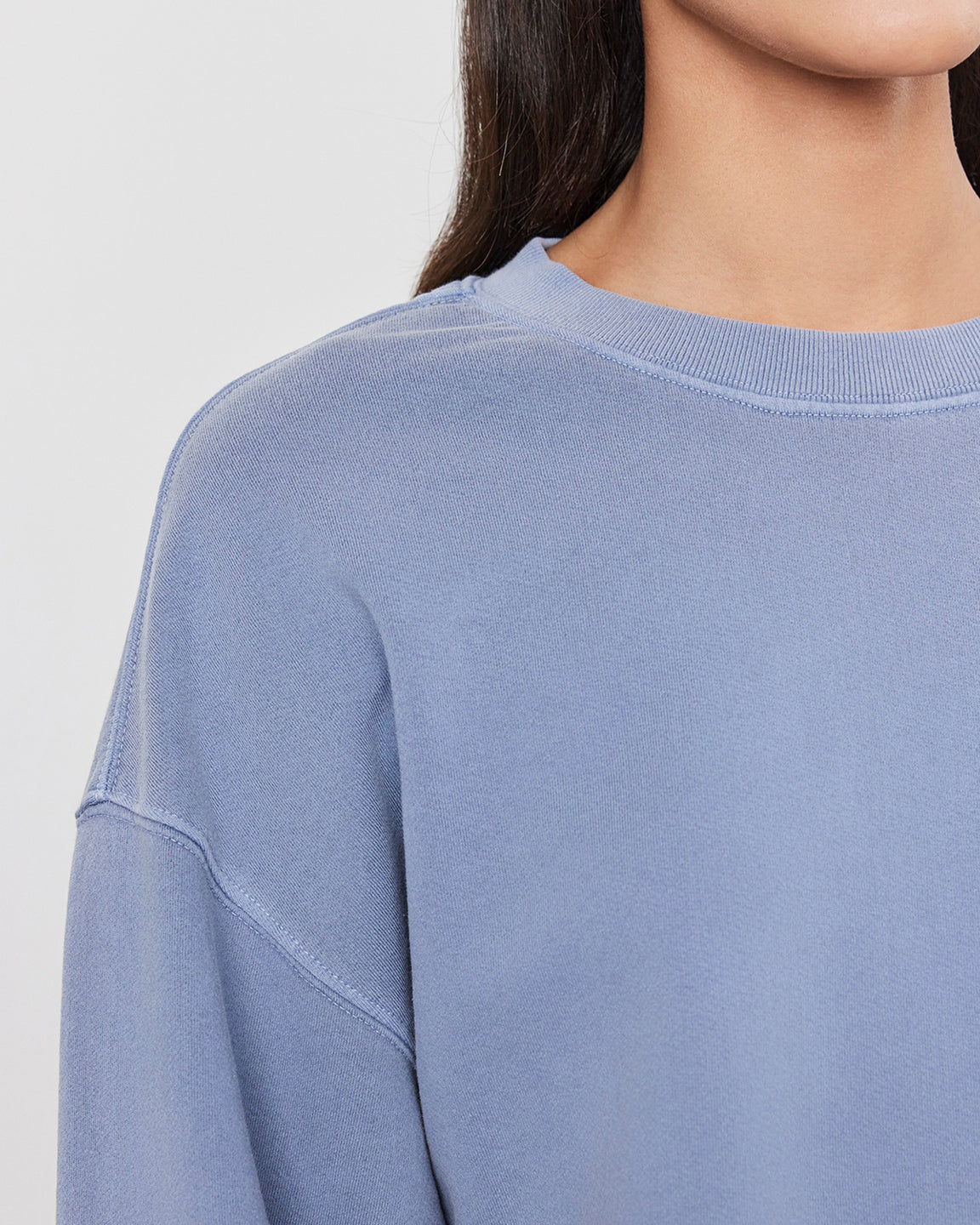velvet by Graham and Spencer Skylar Sweatshirt in Blue Haze