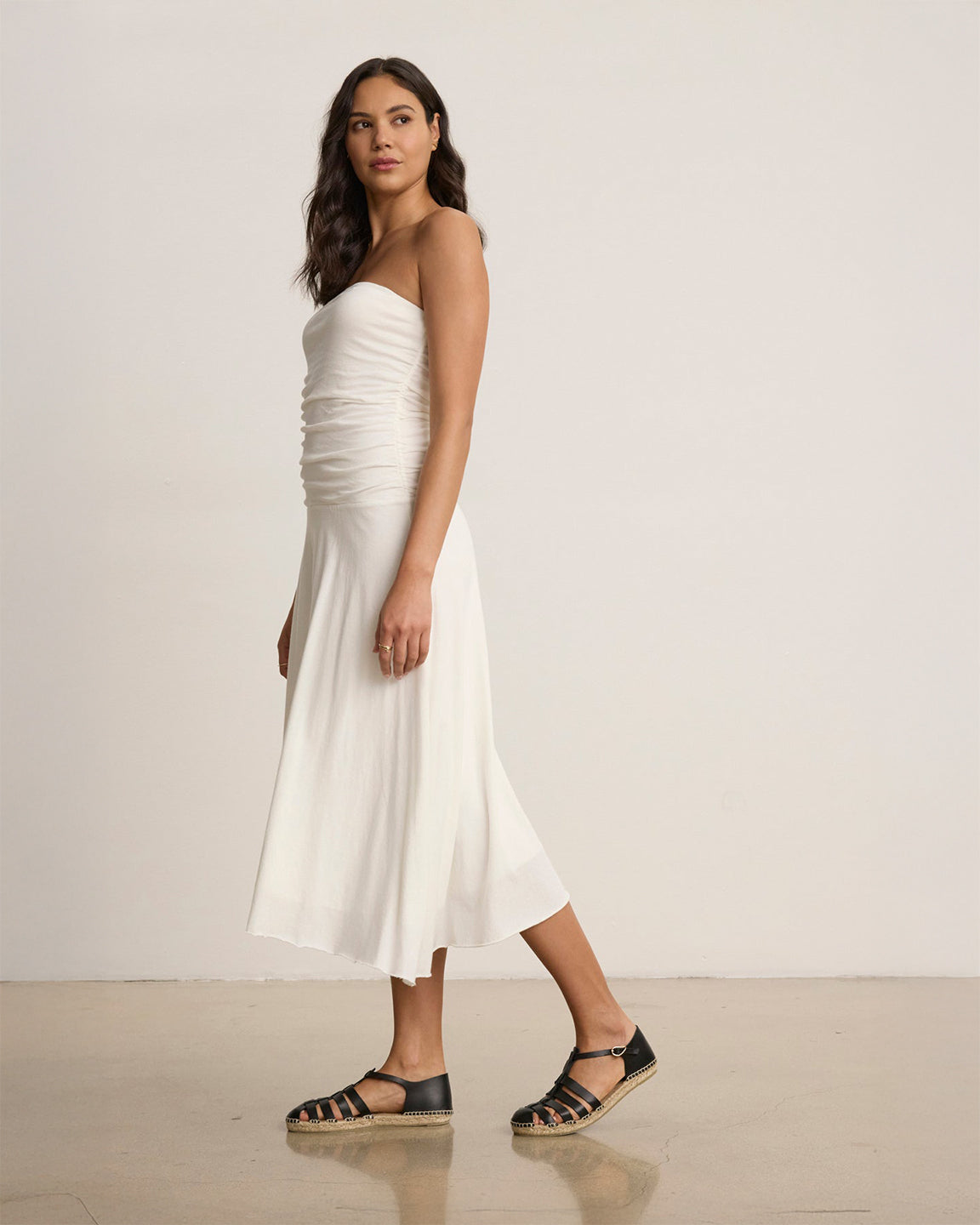 velvet graham dress velvet by Graham and Spencer Sonia Dress in Parchment