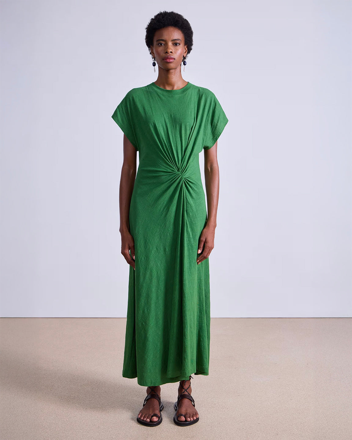 Apiece Apart Volta Twist Dress in Jardin