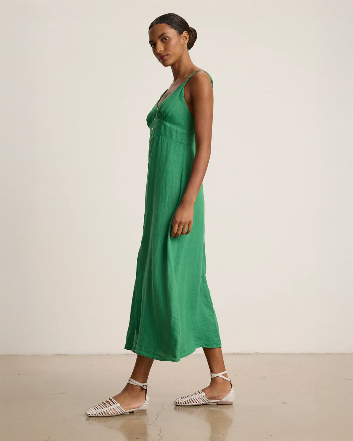 Velvet By Graham & Spencer Janet Dress In Emerald