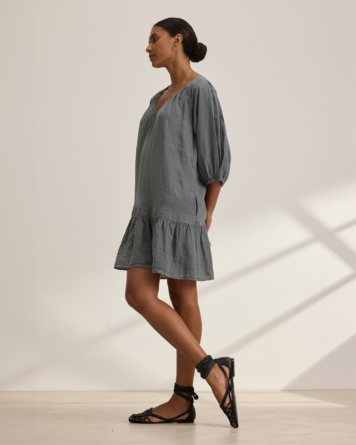 velvet by Graham and Spencer Kaylie Dress in Graphite