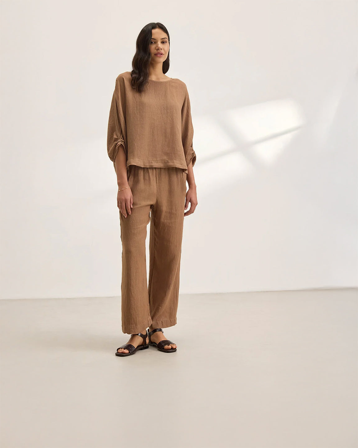 velvet by Graham and Spencer Lola Pants in Bark