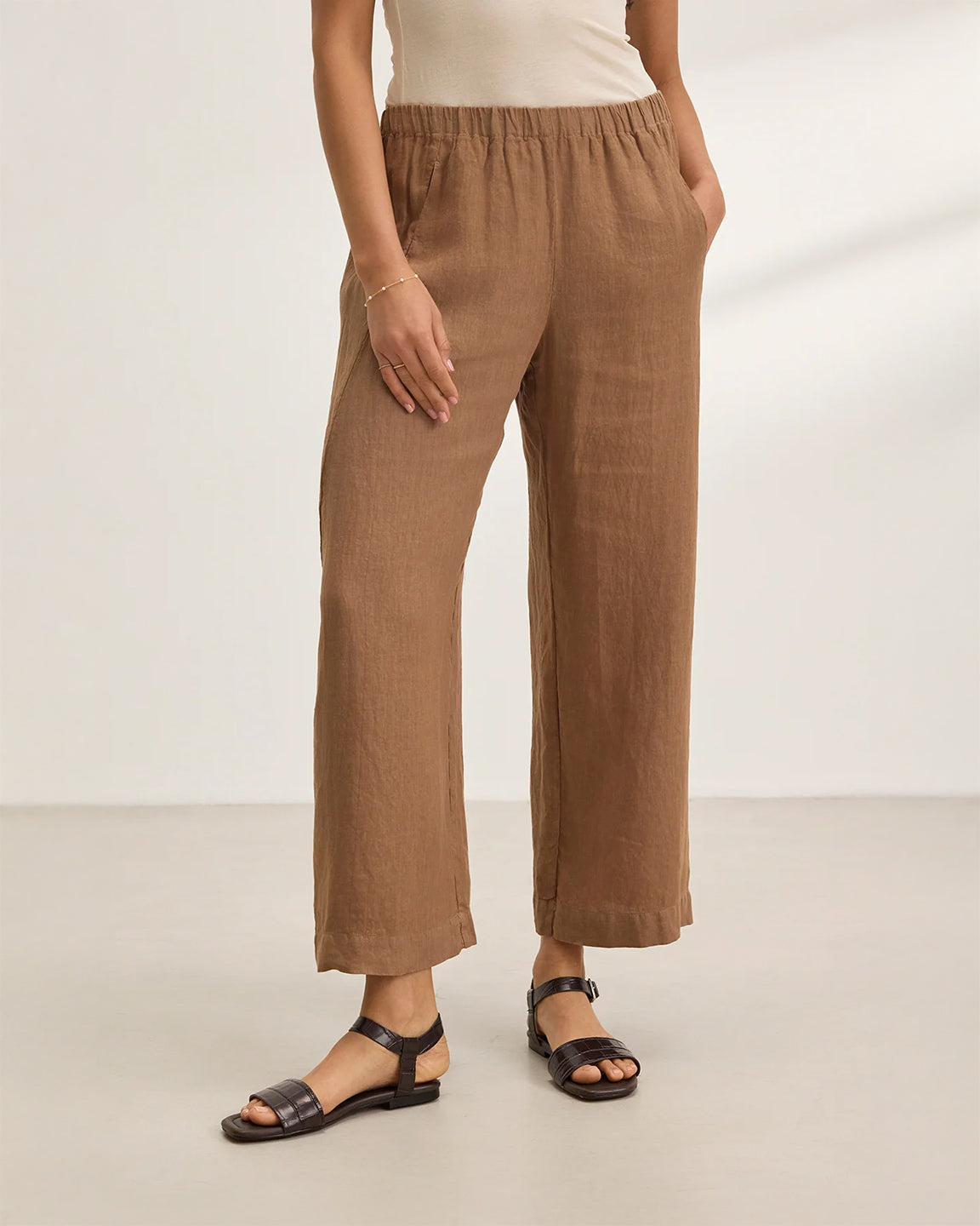 velvet by Graham and Spencer Lola Pants in Bark