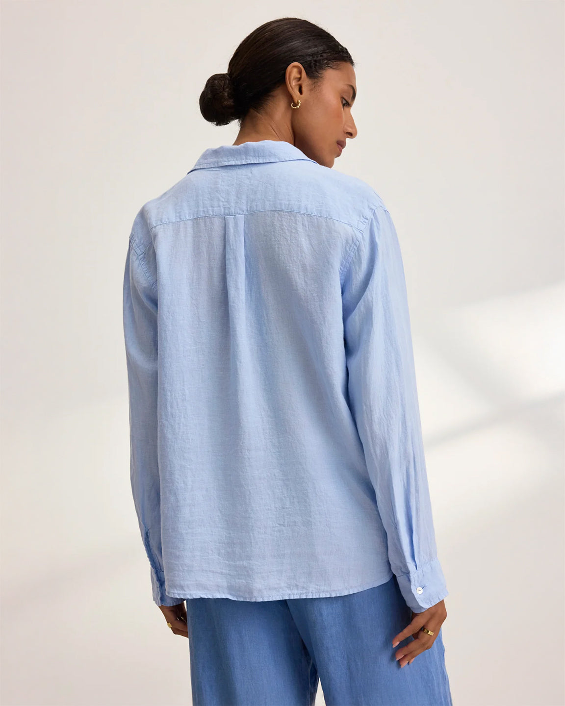 velvet by Graham and Spencer x Cleo Wade Sisi Shirt in Chambray