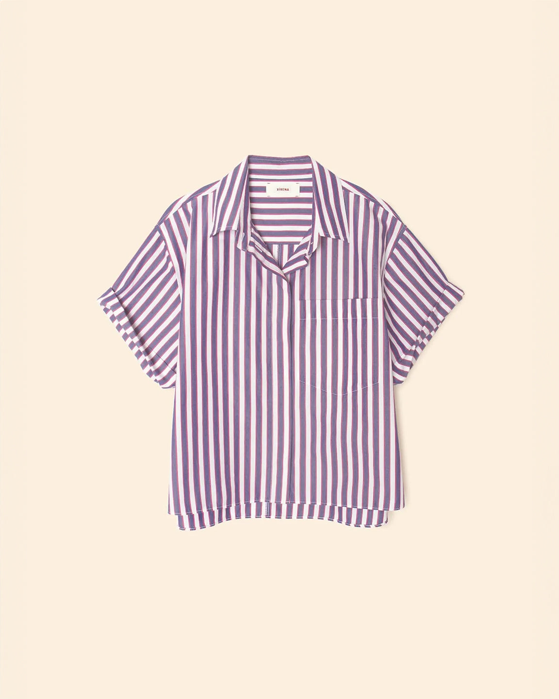 Xirena Drake Shirt in Blue Rose