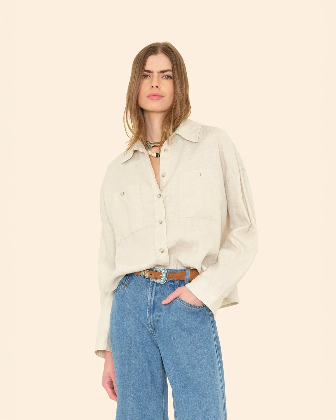 Xirena Brittan Shirt in Winds