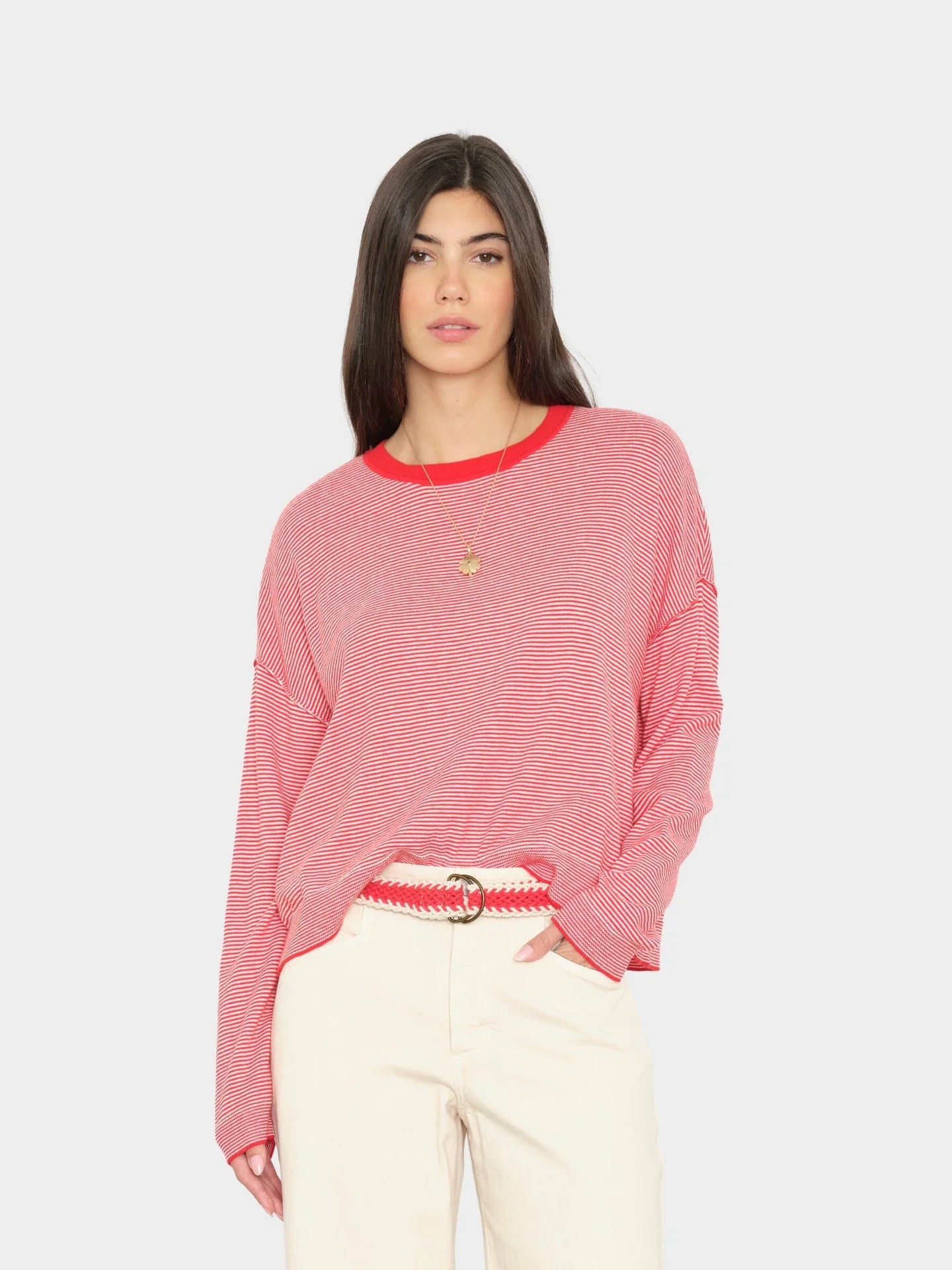 Xirena Sparrow Sweater in Red Salt