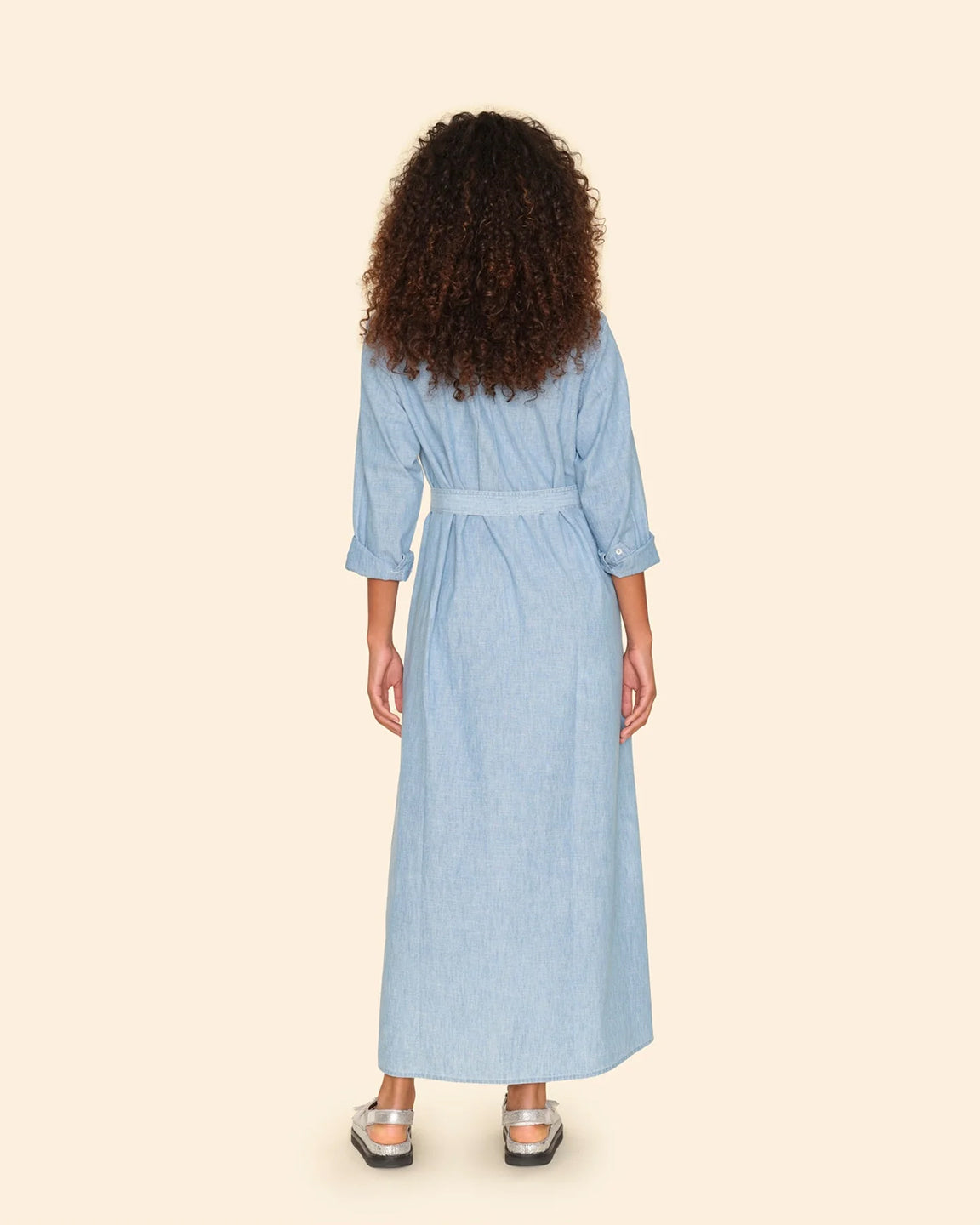 Xirena Bowen Dress in Dusty Blue