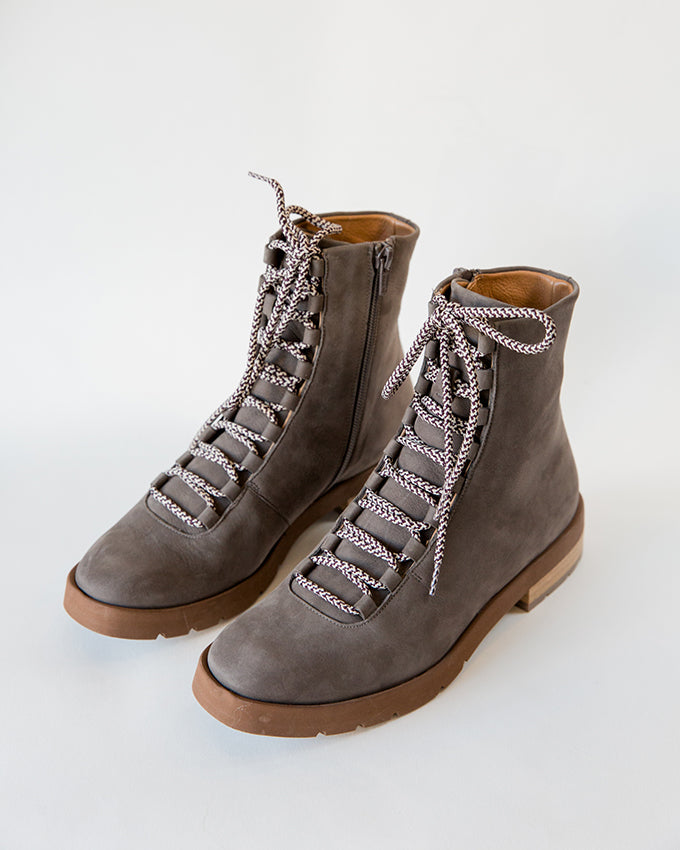 Coclico Dooby Boot in Taupe Grey Suede