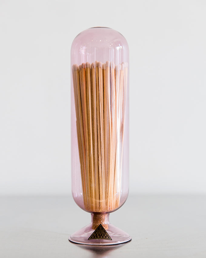Skeem Fireplace Cloche Matches in Violet