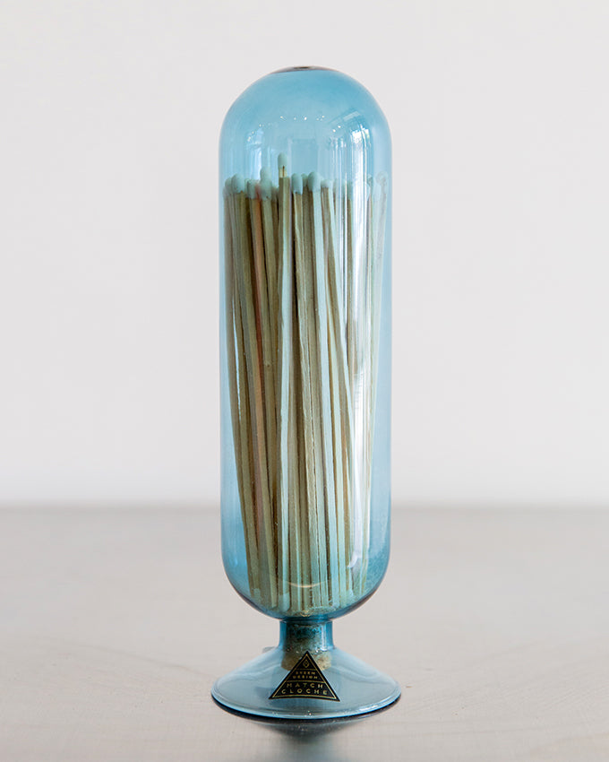 Skeem Fireplace Cloche Matches in Sky