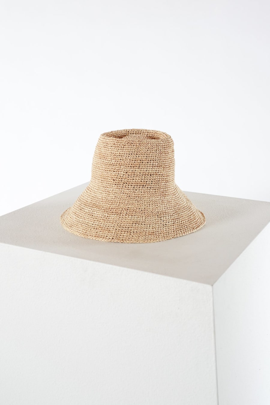Janessa Leone Felix Hat in Natural | two birds display picture 1