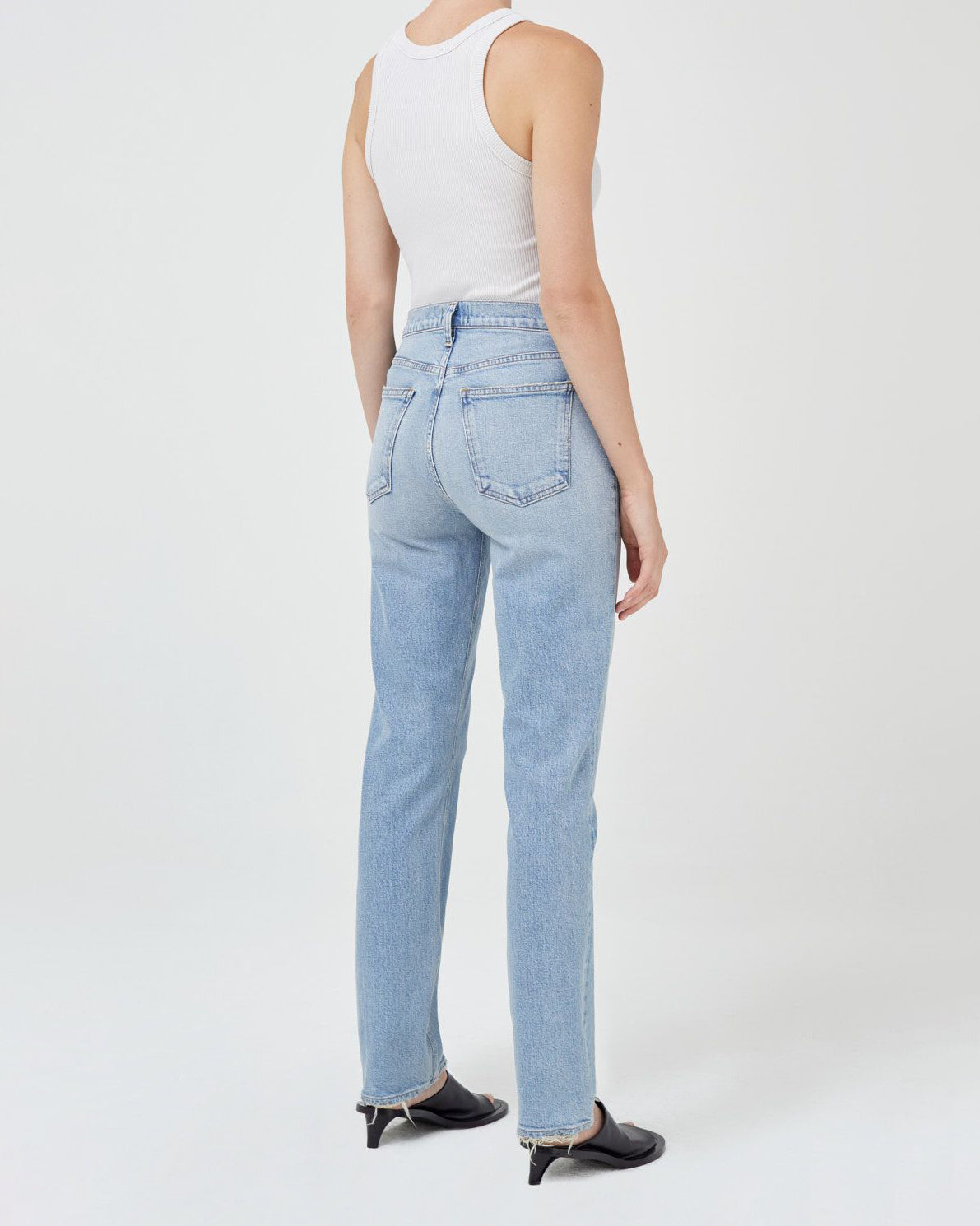 Agolde Lyle Low Rise Slim in Rift