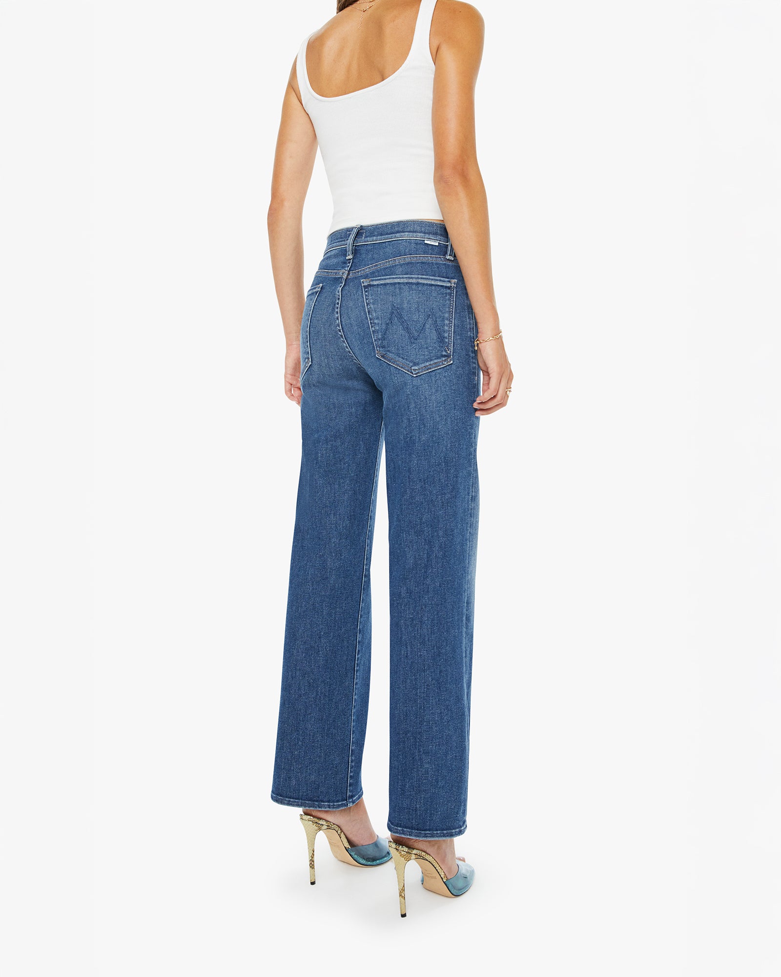 Mother The Mid Rise Rambler Zip Ankle Catch My Drift