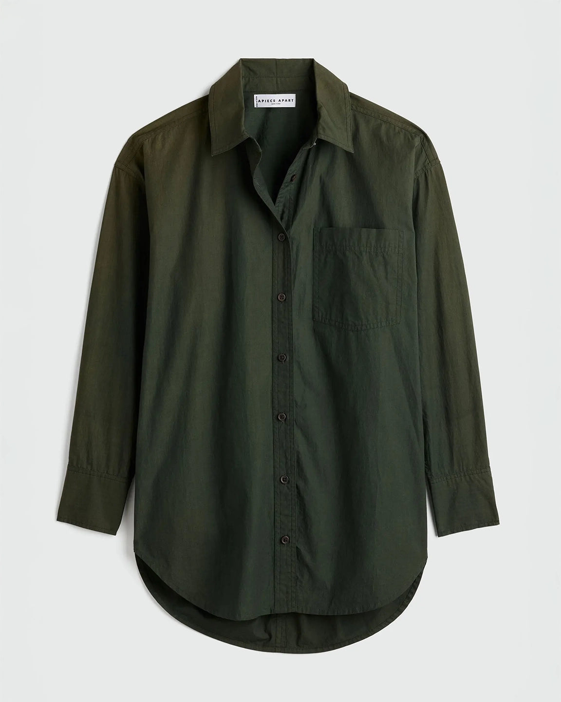 Apiece Apart Oversized Button Down in Rosin