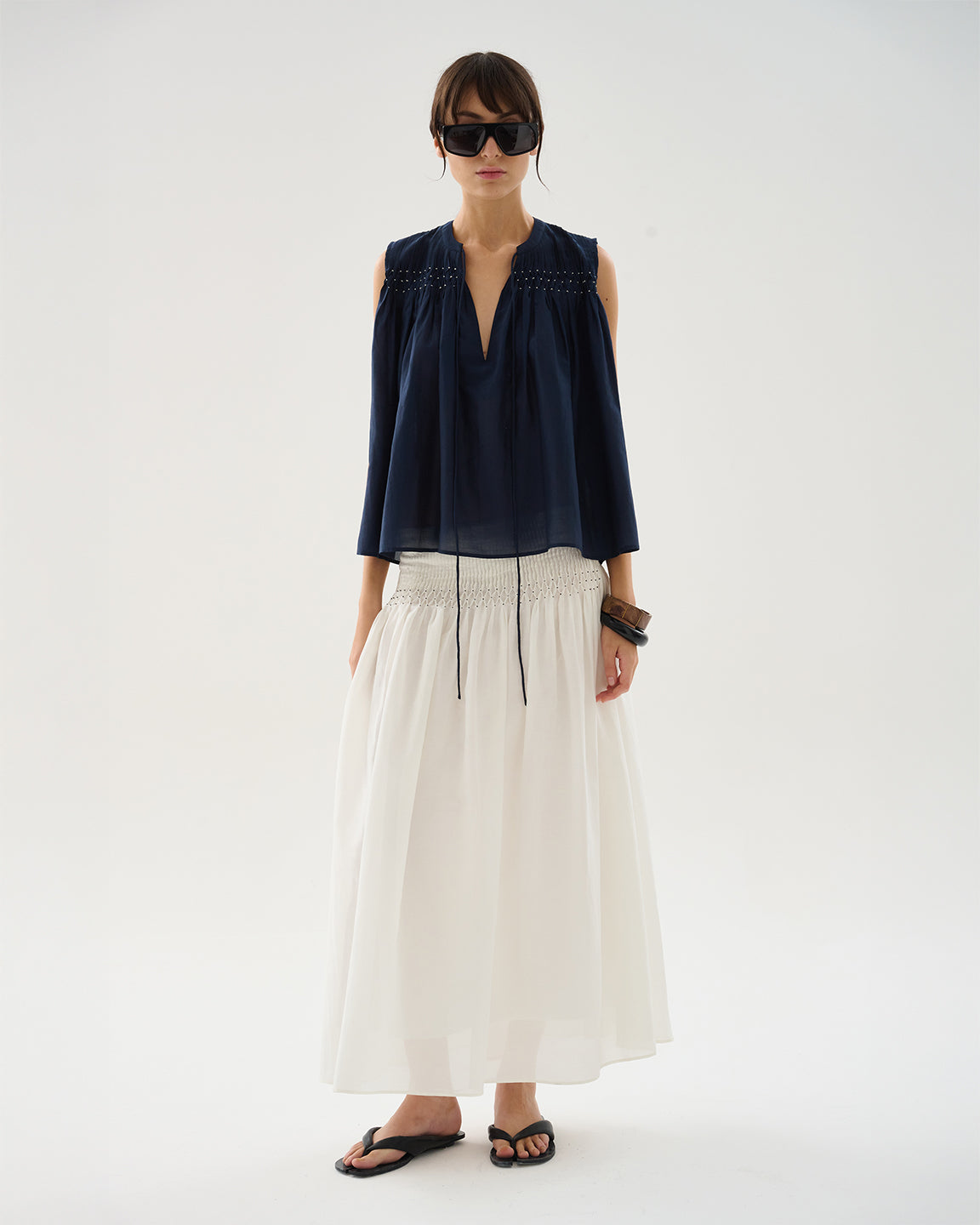 Maria Cher Conde Tyla Top in Marine