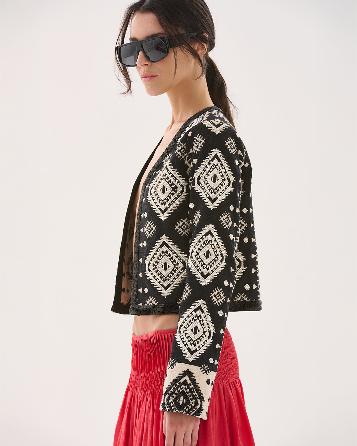 Maria Cher Gutenberg Nellie Jacket in Black