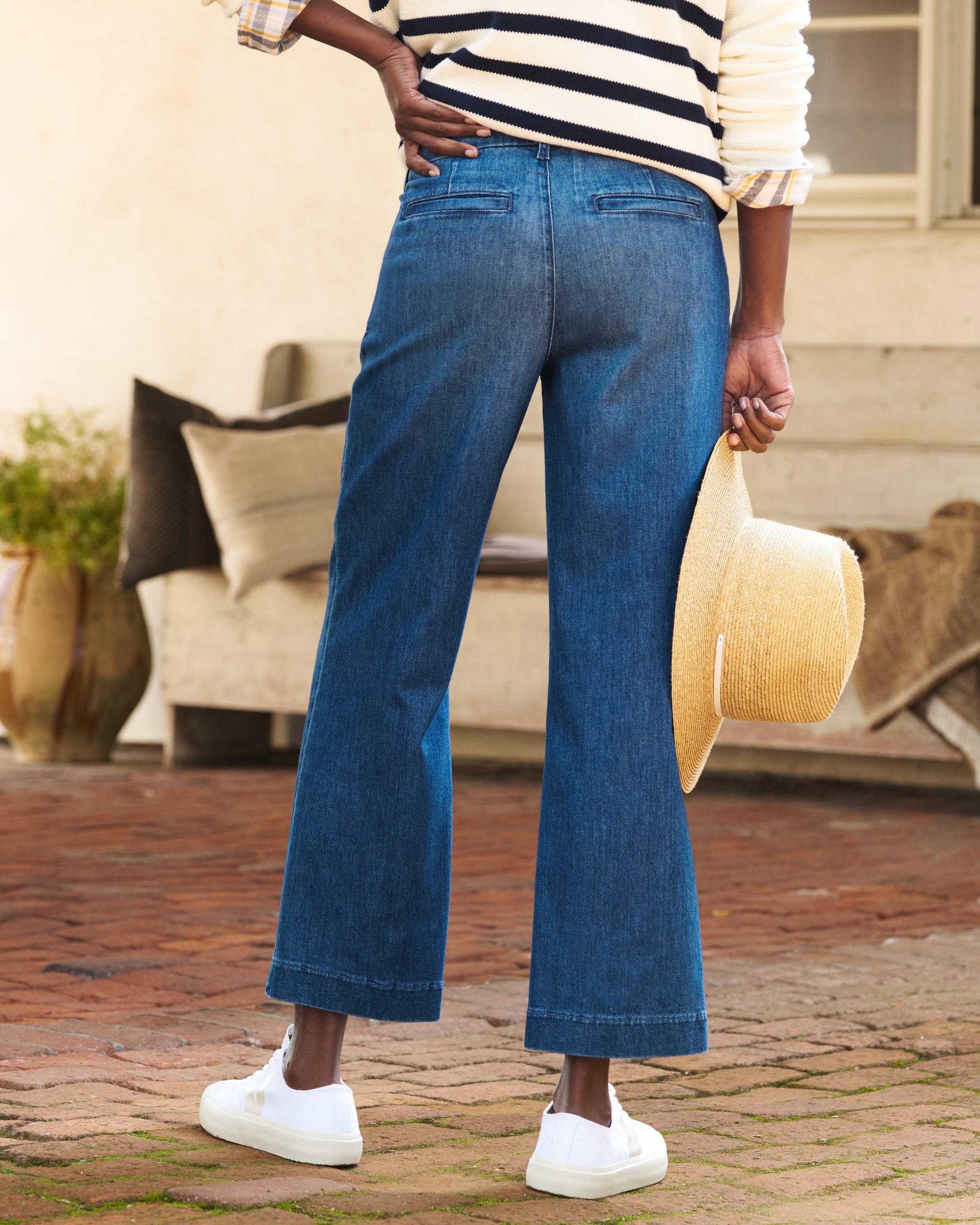 The Italian Wide Leg Chino