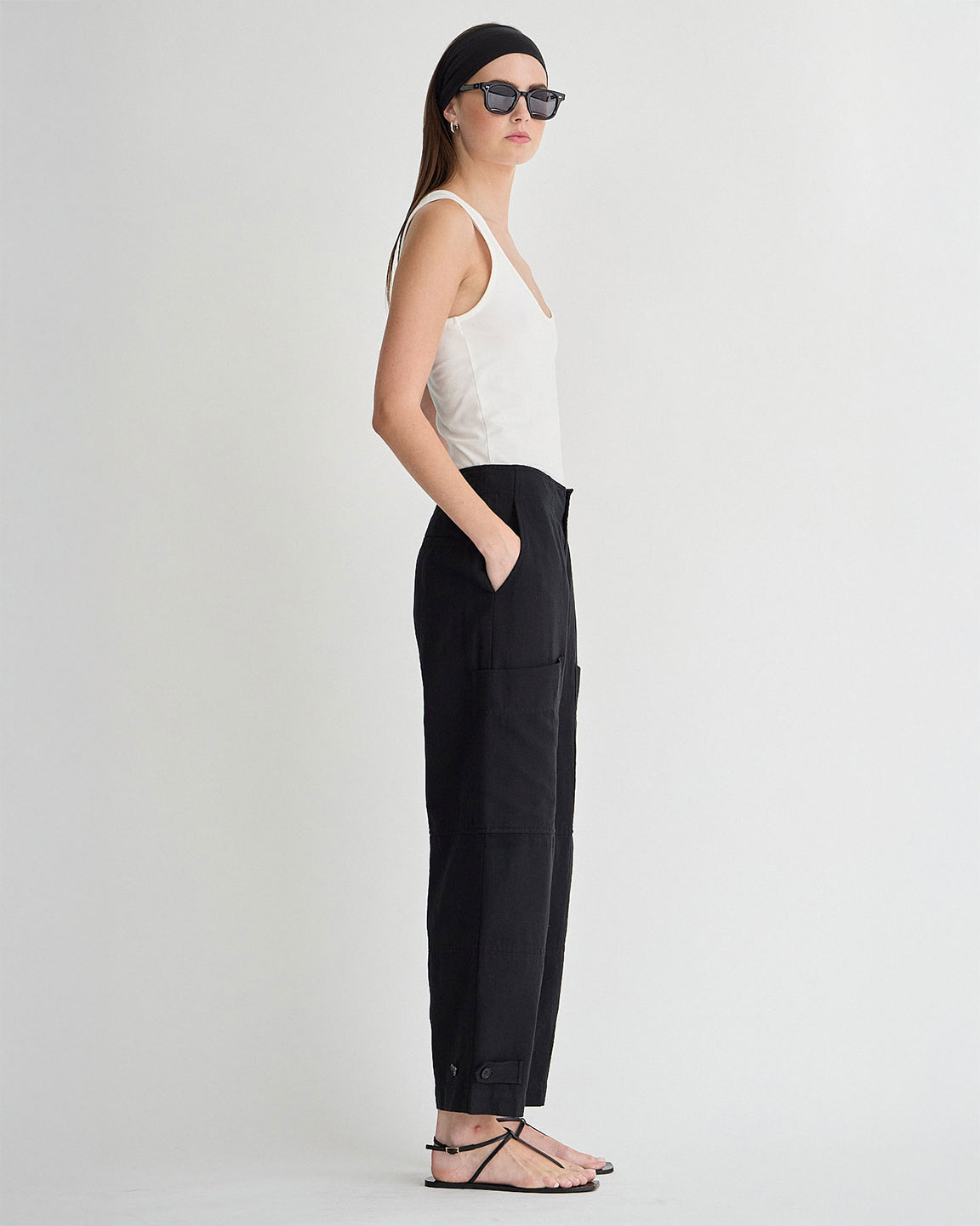 Apiece Apart Juna Cargo Pant in Tobacco or Black