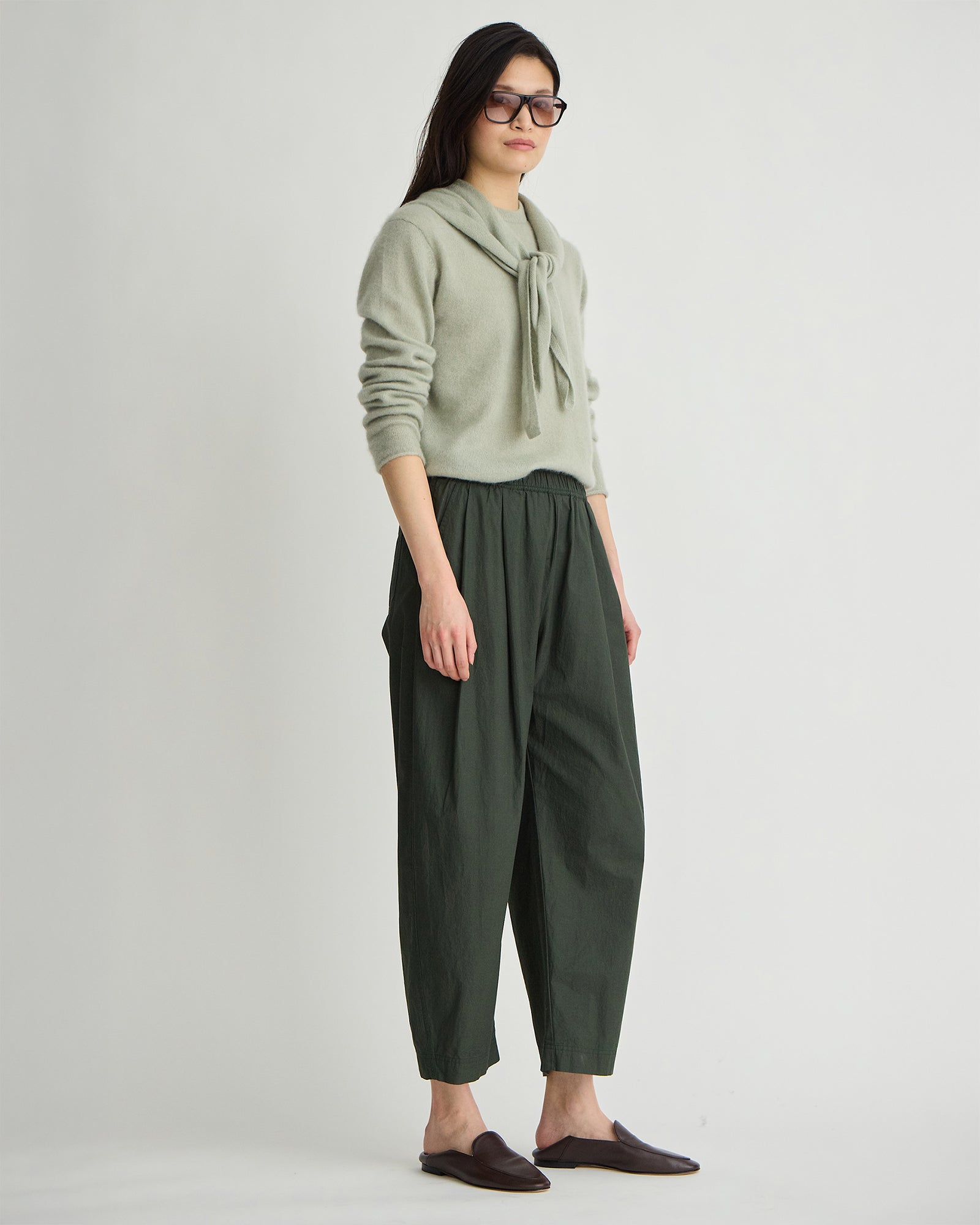 Apiece Apart Spa Pleat Pant in Rosin