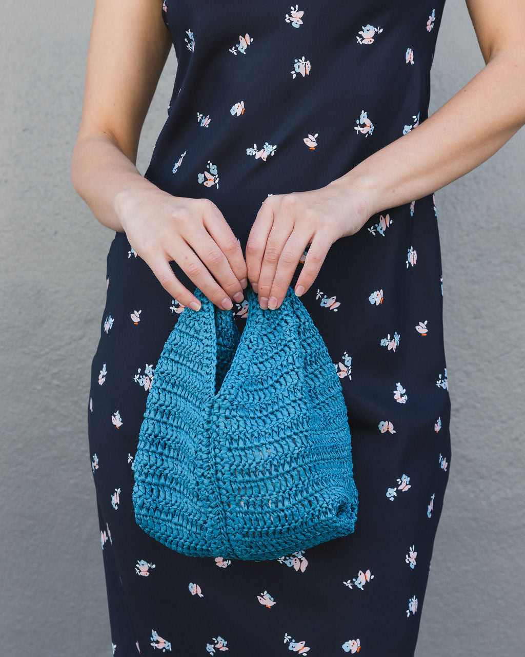 A.L.C. Simone Raffia in Persimmon or French Blue