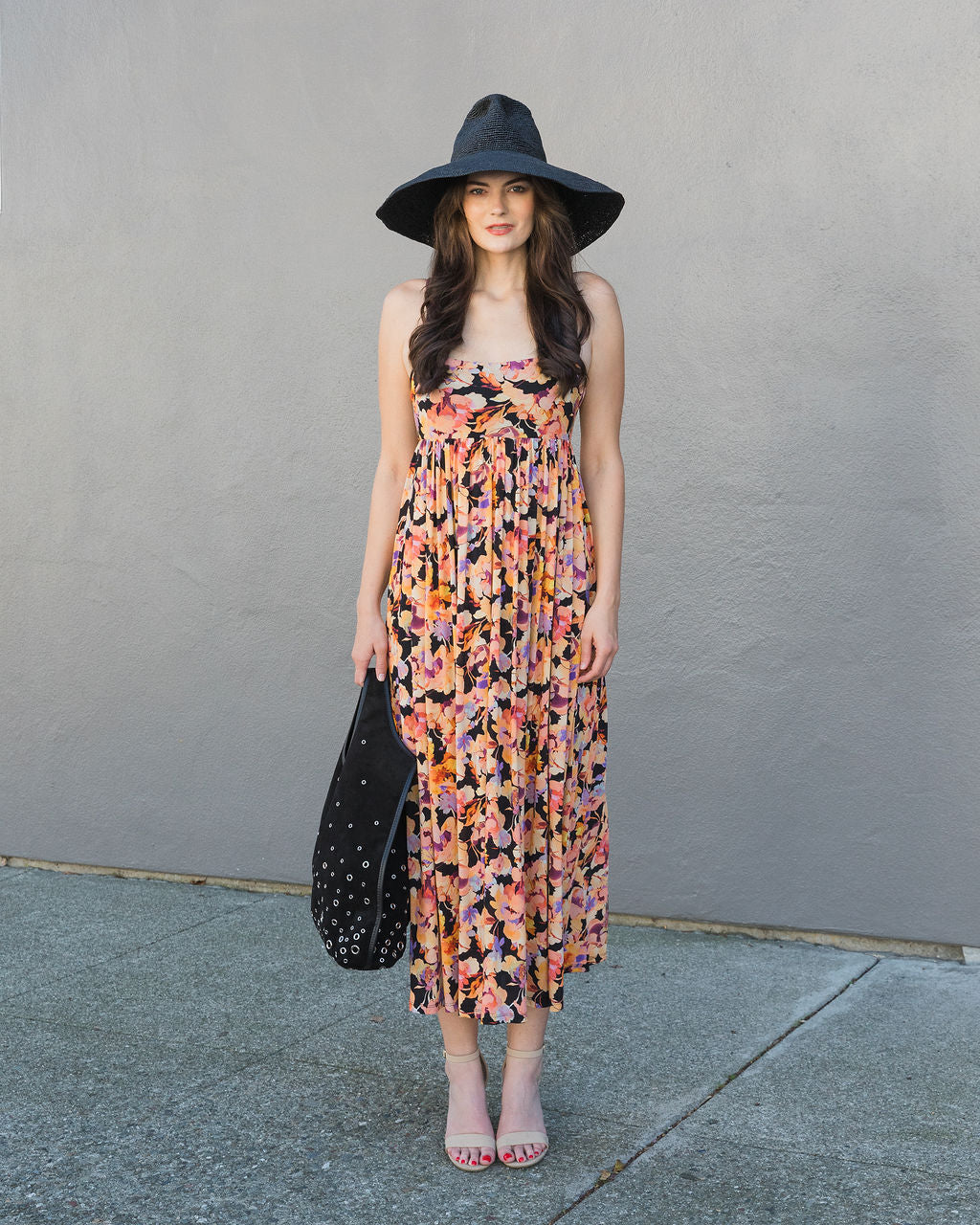 Ulla Johnson Hayes Sleeveless Jersey Dress in Night Bloom