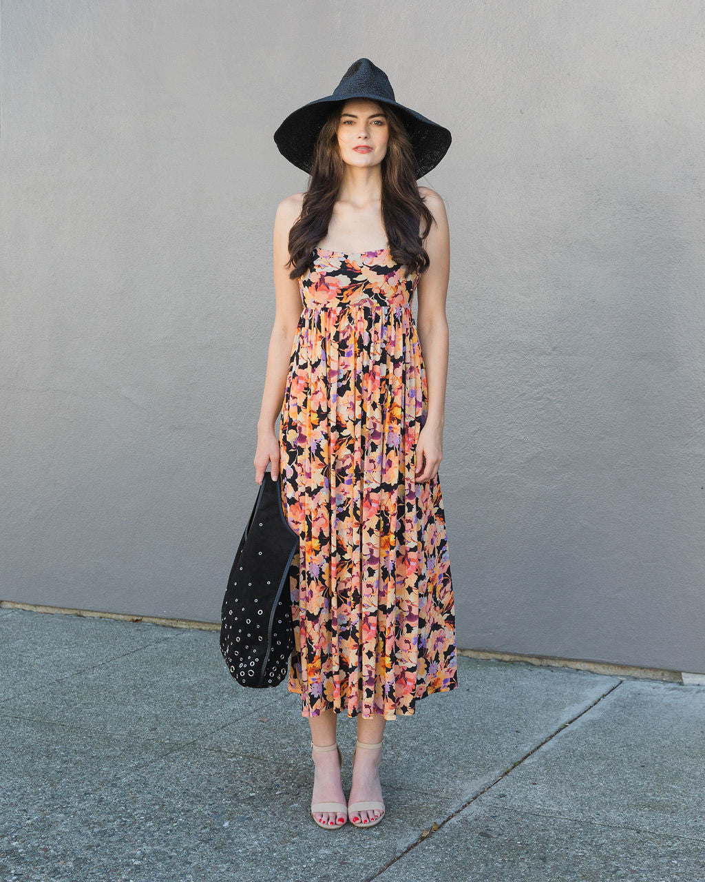 Ulla Johnson Hayes Sleeveless Jersey Dress in Night Bloom