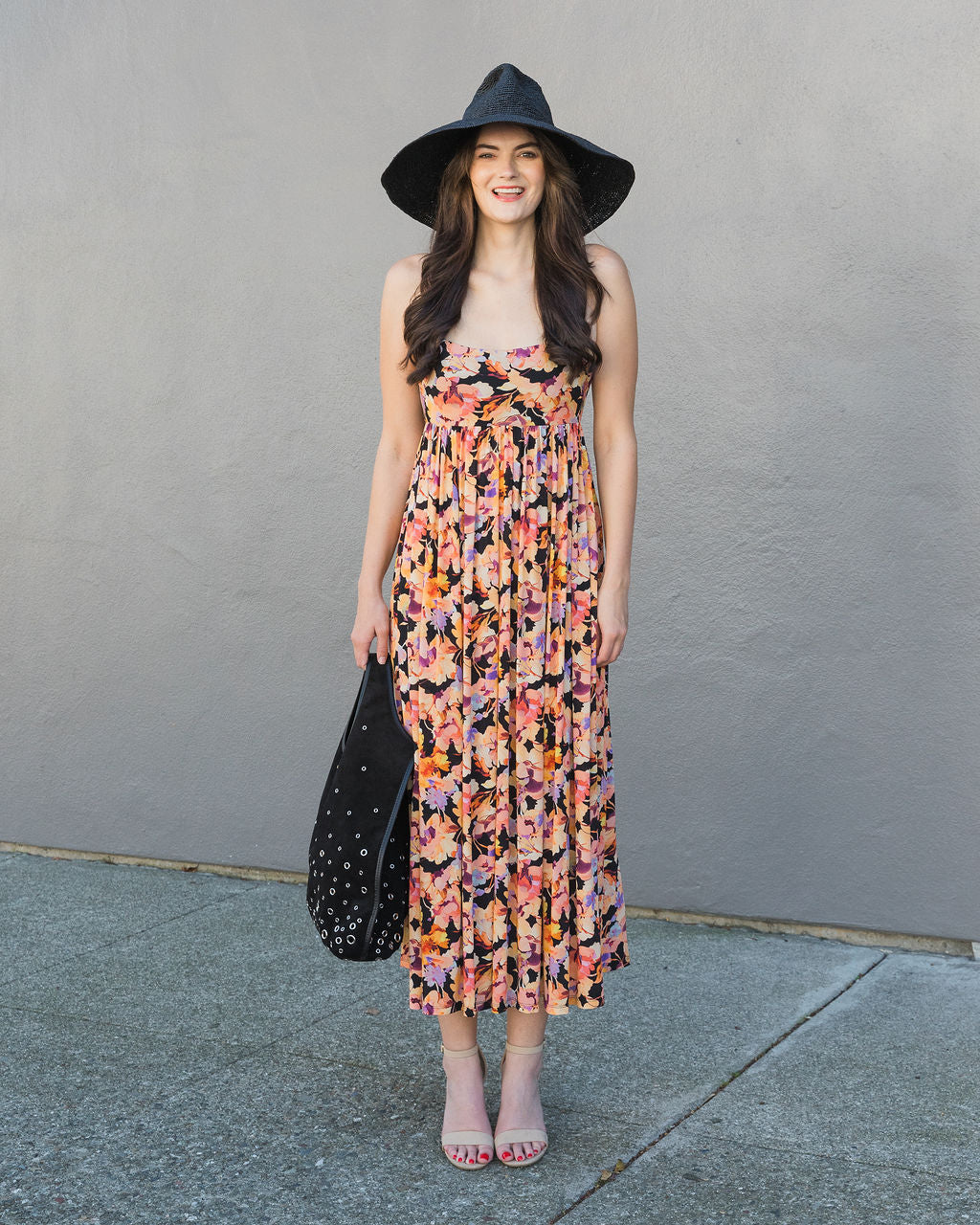 Ulla Johnson Hayes Sleeveless Jersey Dress in Night Bloom
