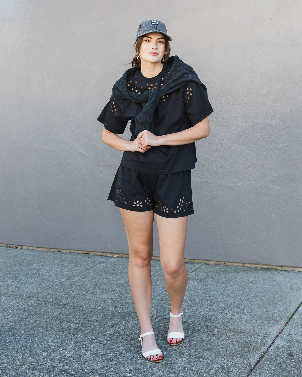 Ulla Johnson Kalesta Short Sleeve Cotton Top In Cowrie