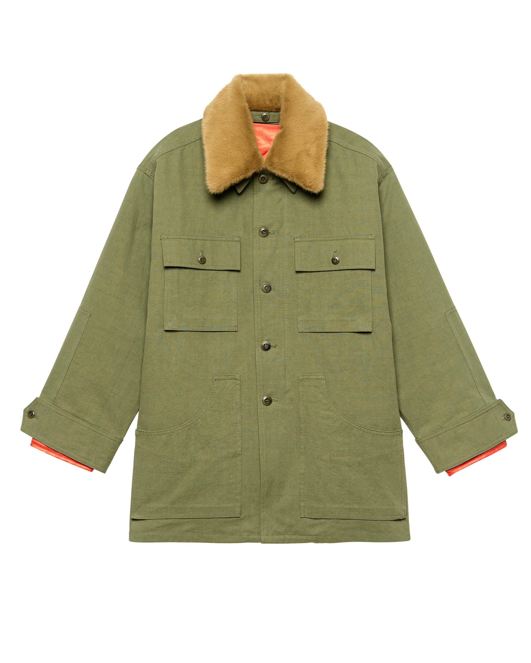 ARMY W/ HOT ORANGE