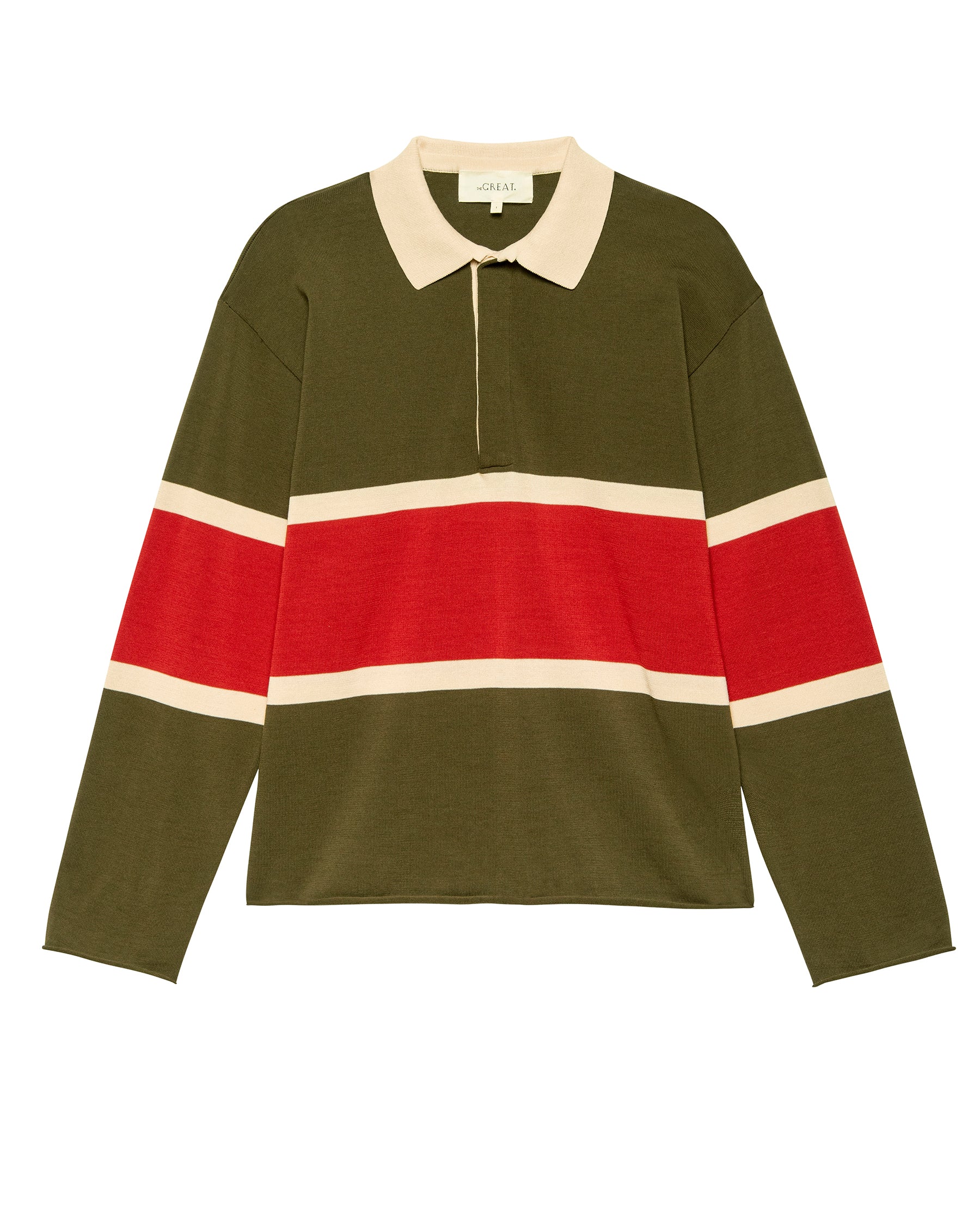 ARMY W/ HOT RED STRIPE
