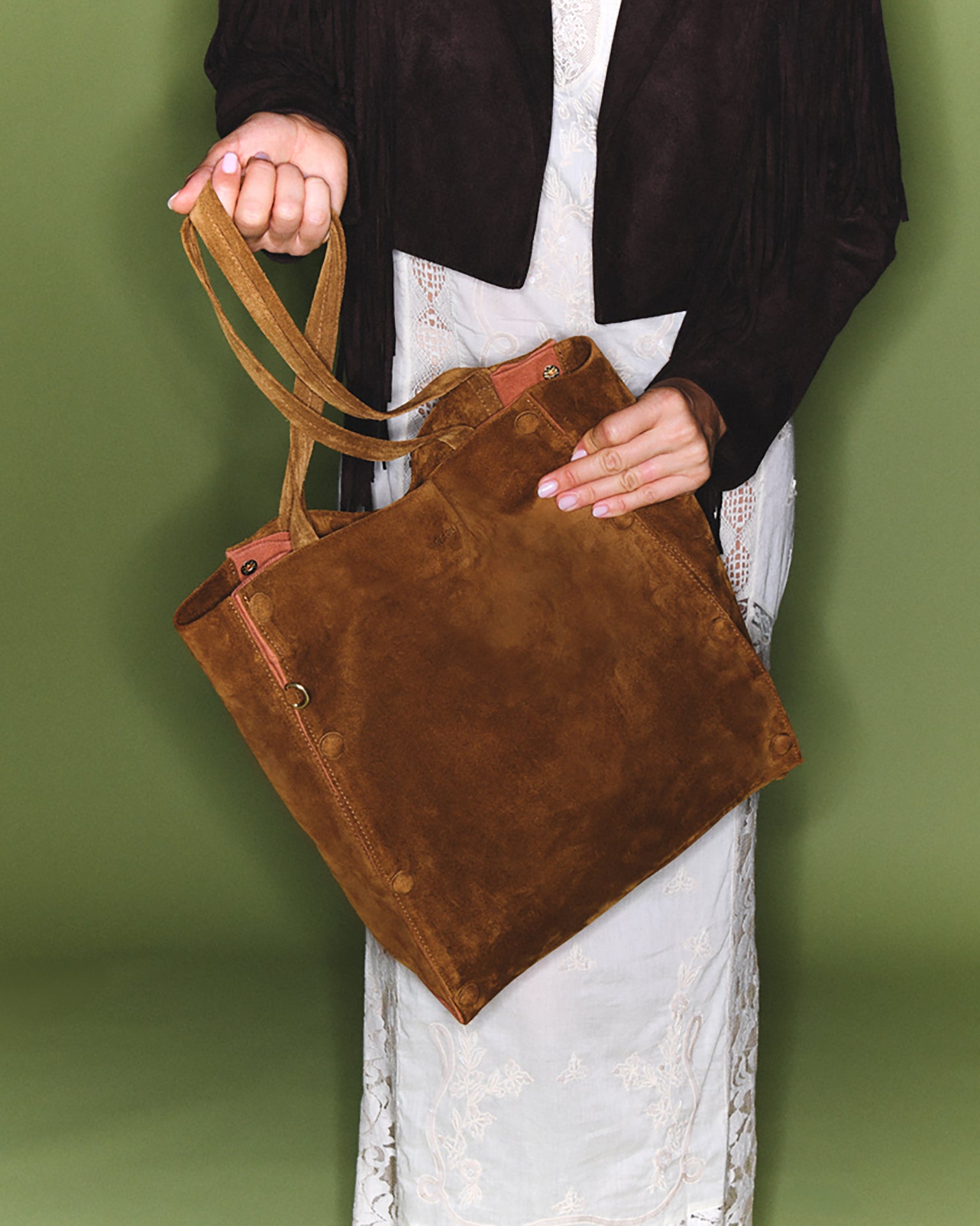 Claris Virot Joseph Bag in Tobacco Terracotta Leather