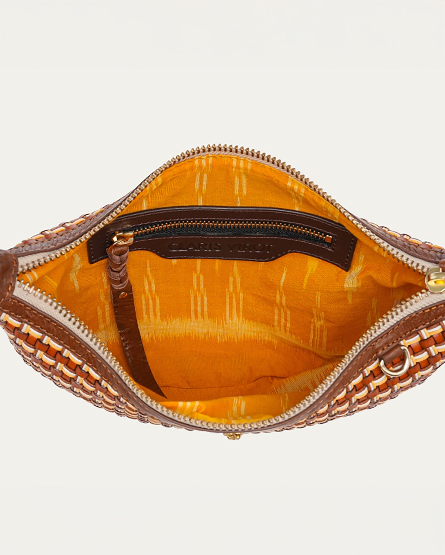 Claris Virot Little Chris Bag in Fusealis Woven Leather
