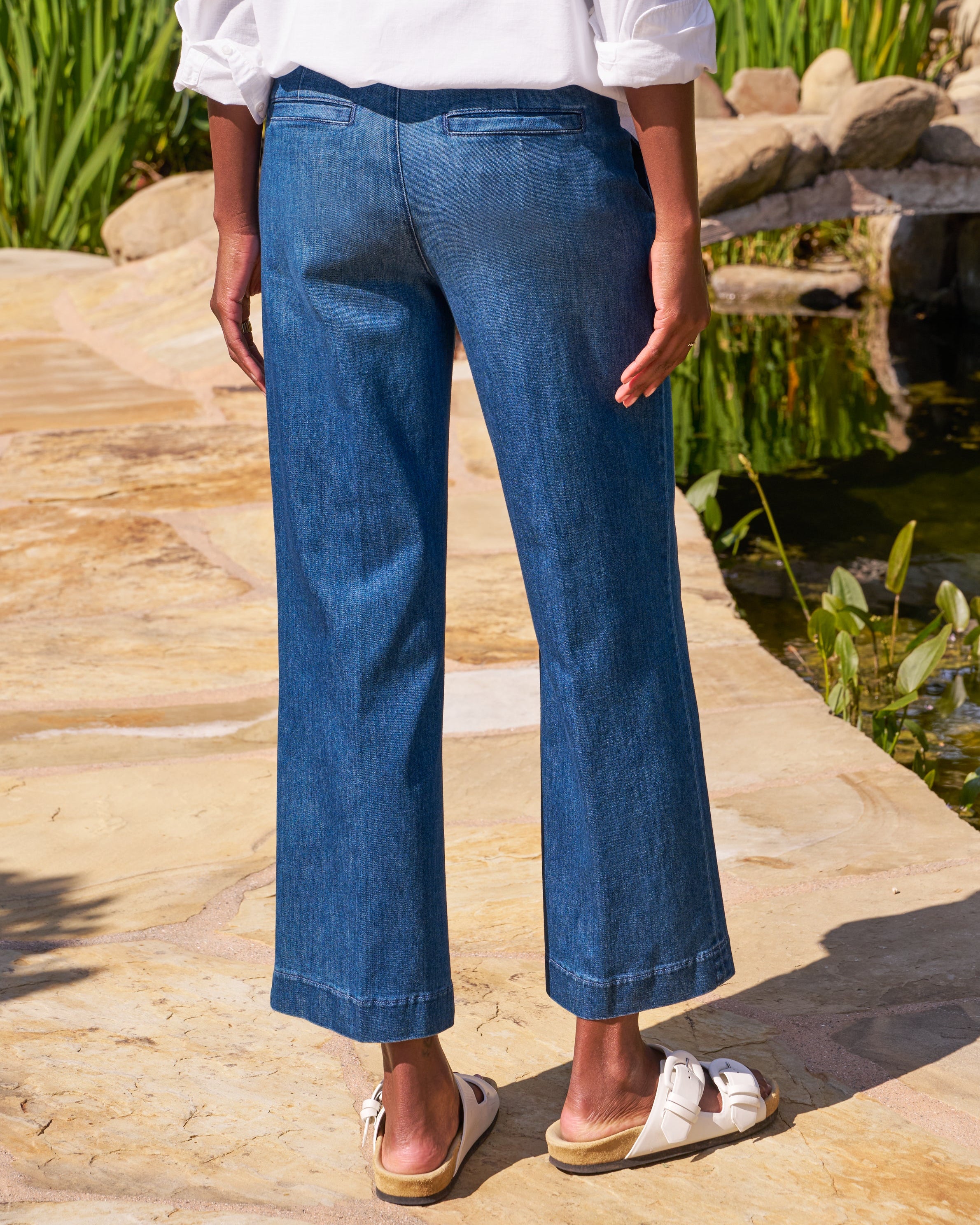 The Italian Wide Leg Chino