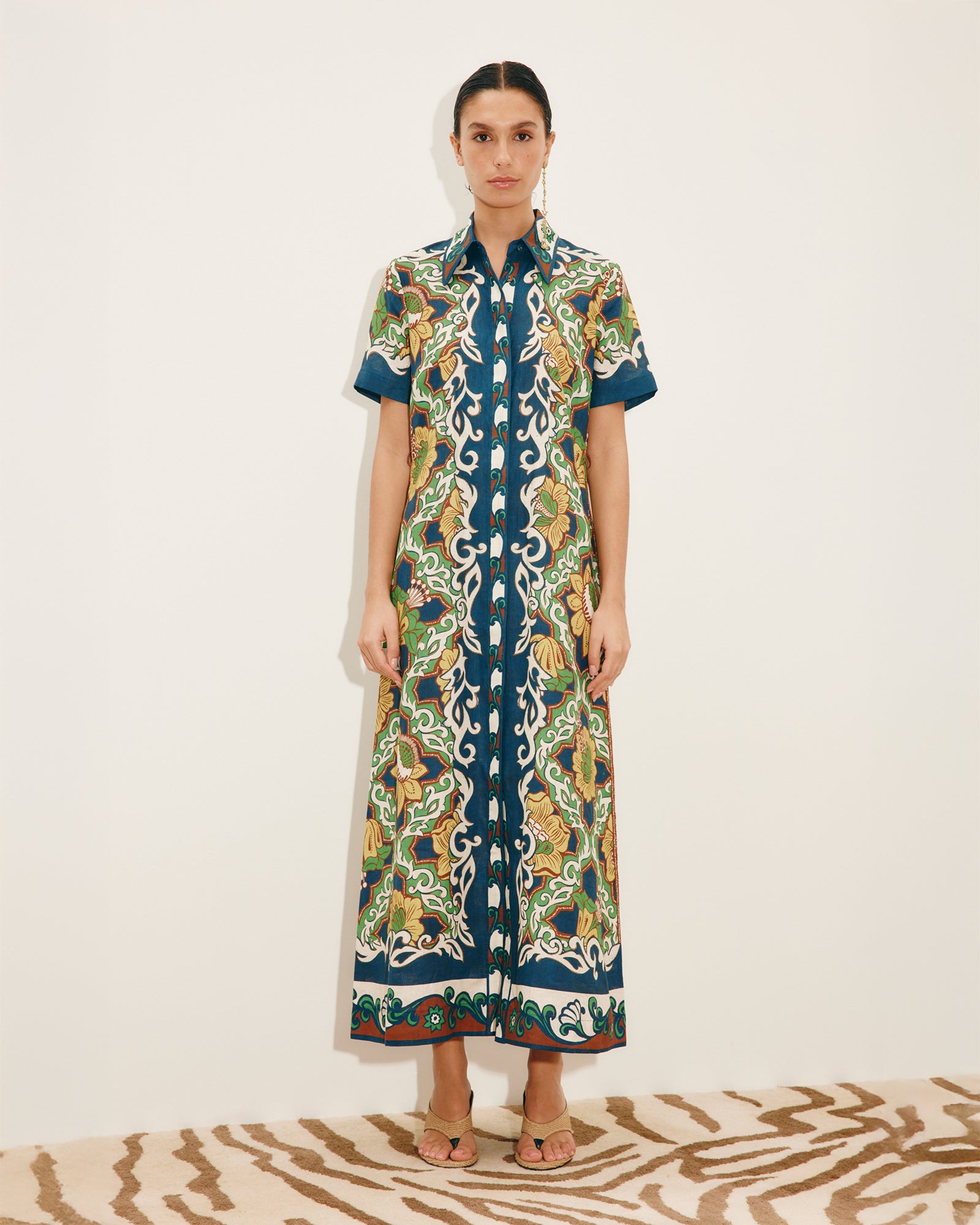Alemais Liana Shirtdress in Multi