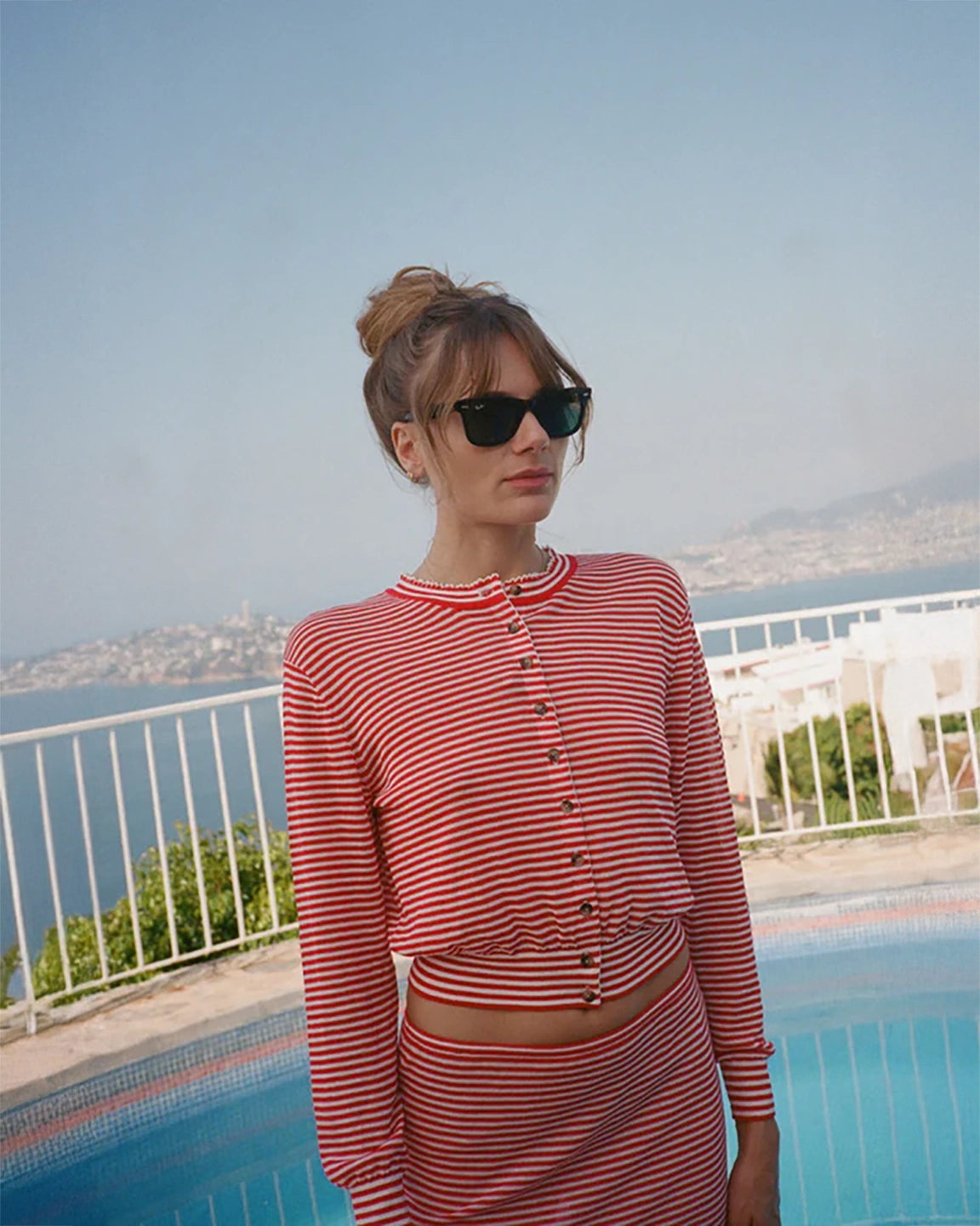 Ciao Lucia Hydra Cardigan in Red