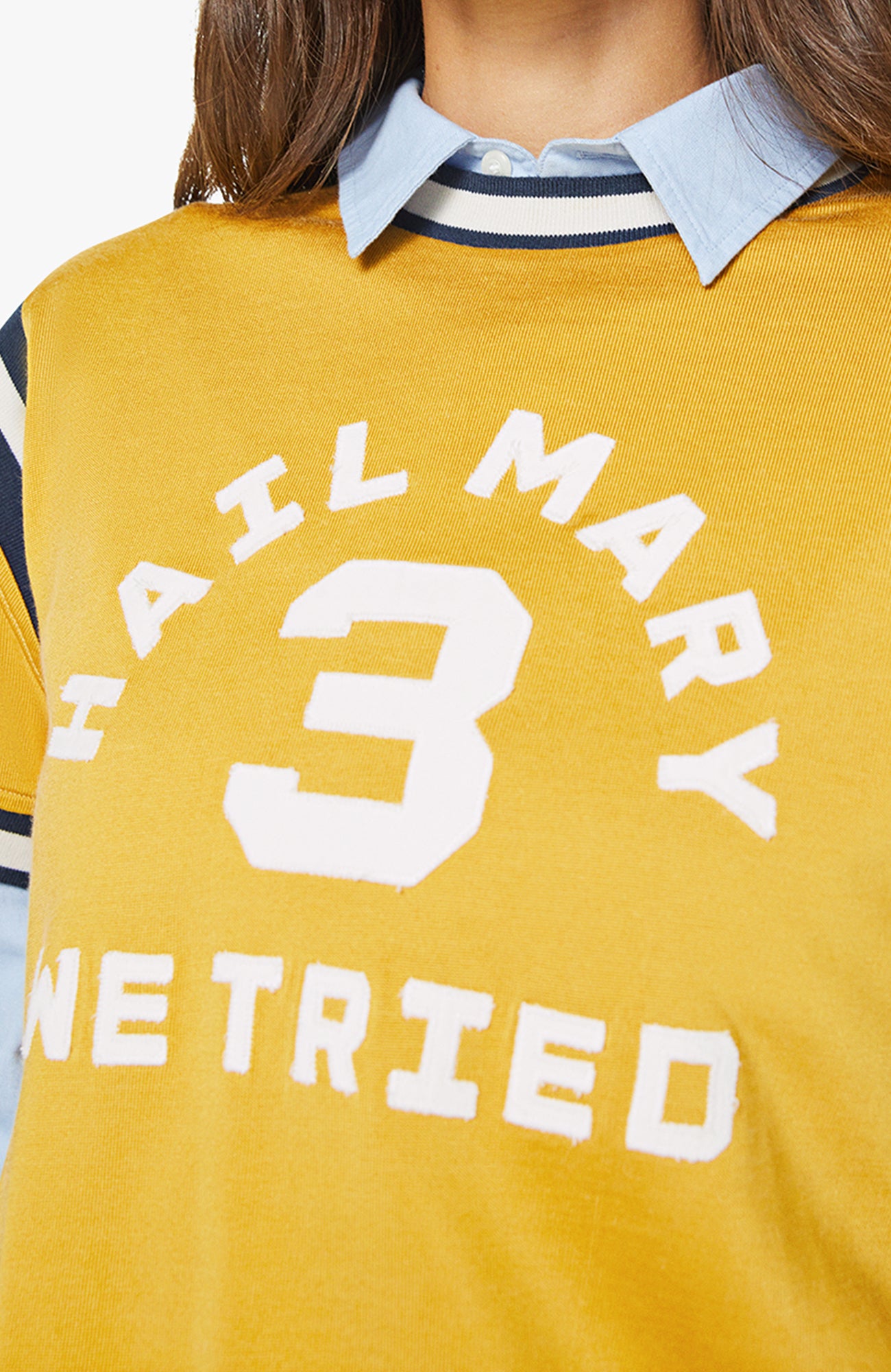 Mother The Sport Rib Rowdy Top in We Tried