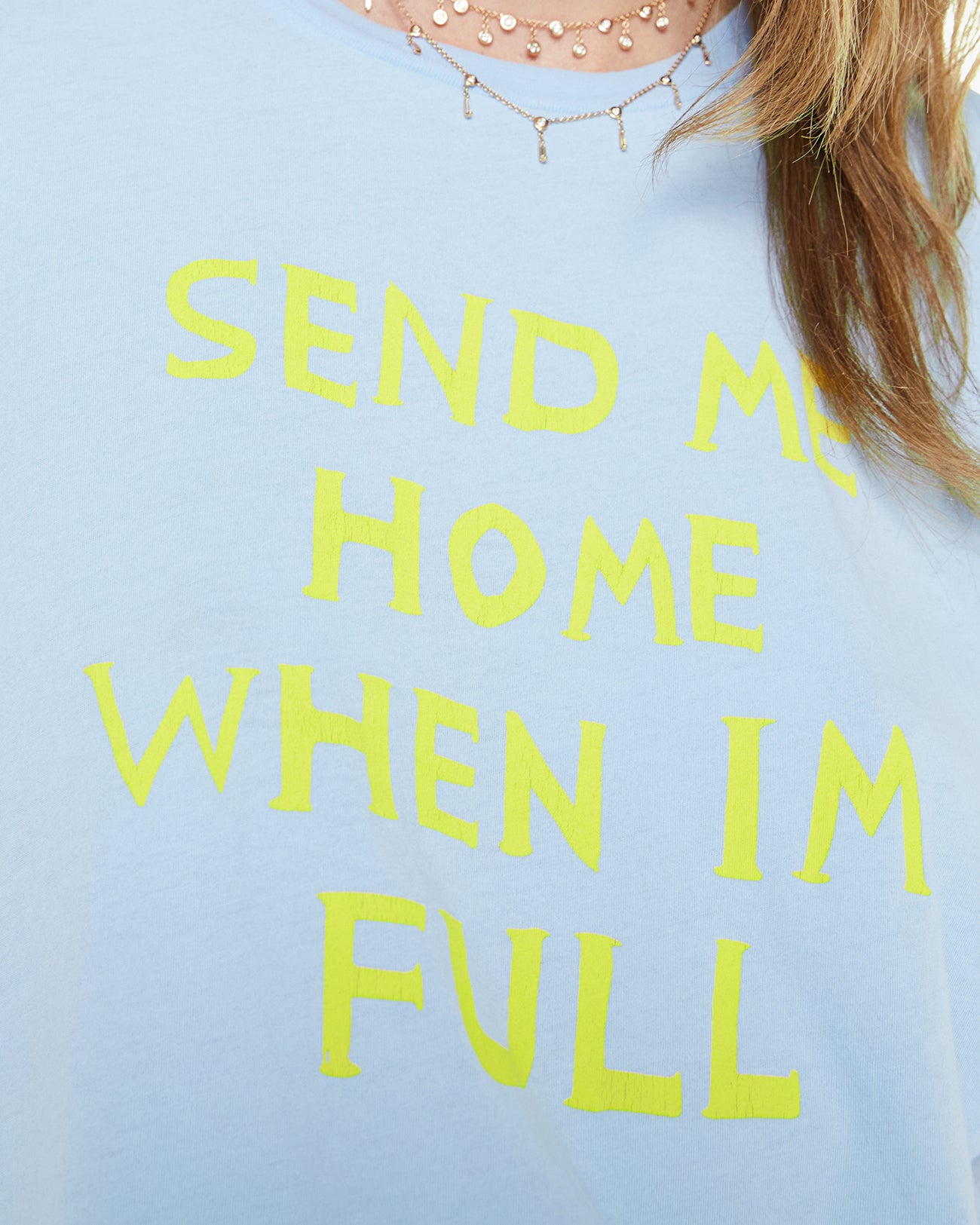 Mother The Boxy Goodie Goodie Tee in Send Me Home
