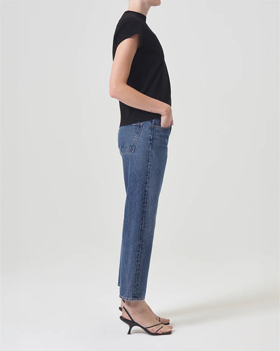 Agolde Parker Easy Straight Jean in Placebo