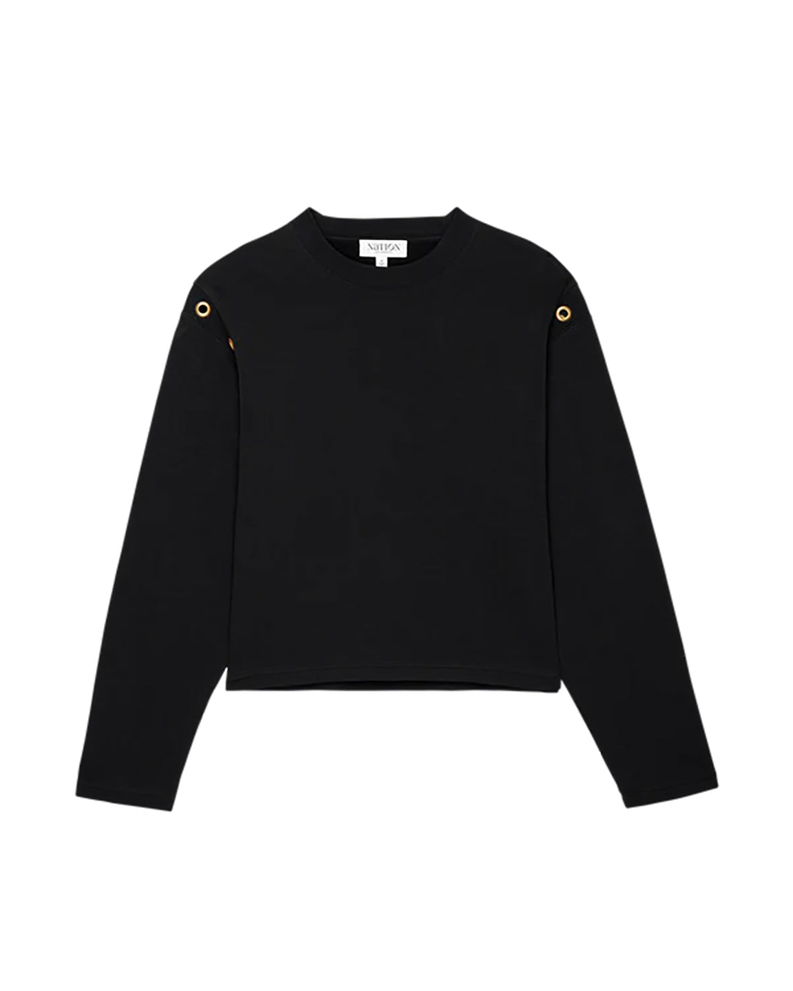 Nation Arlem Sweatshirt Jet Black