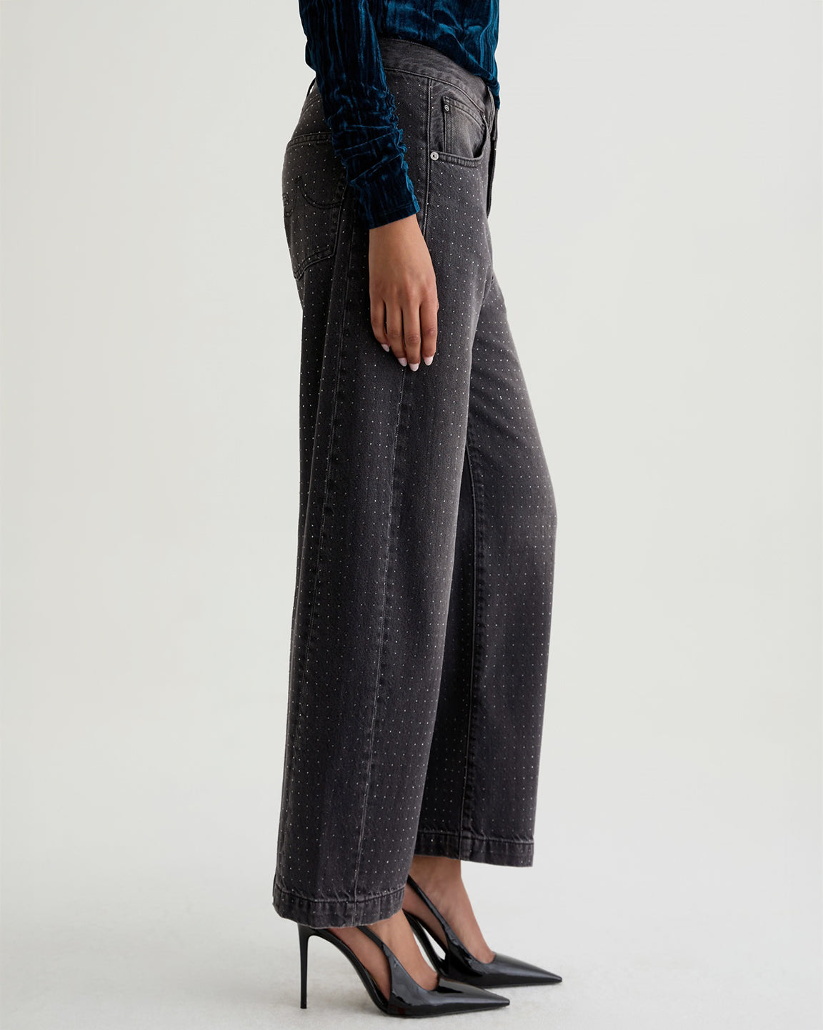 AG Hattie High-Rise Barrel Jean In Star Light