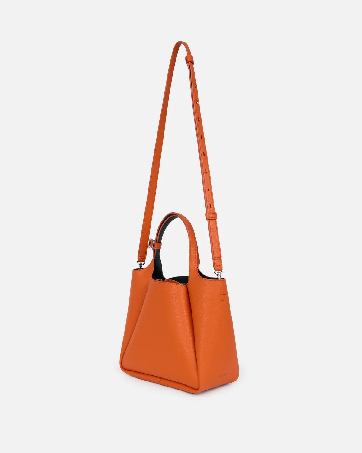 WE-AR4 The Trapeze Bucket Bag in Orange Multi